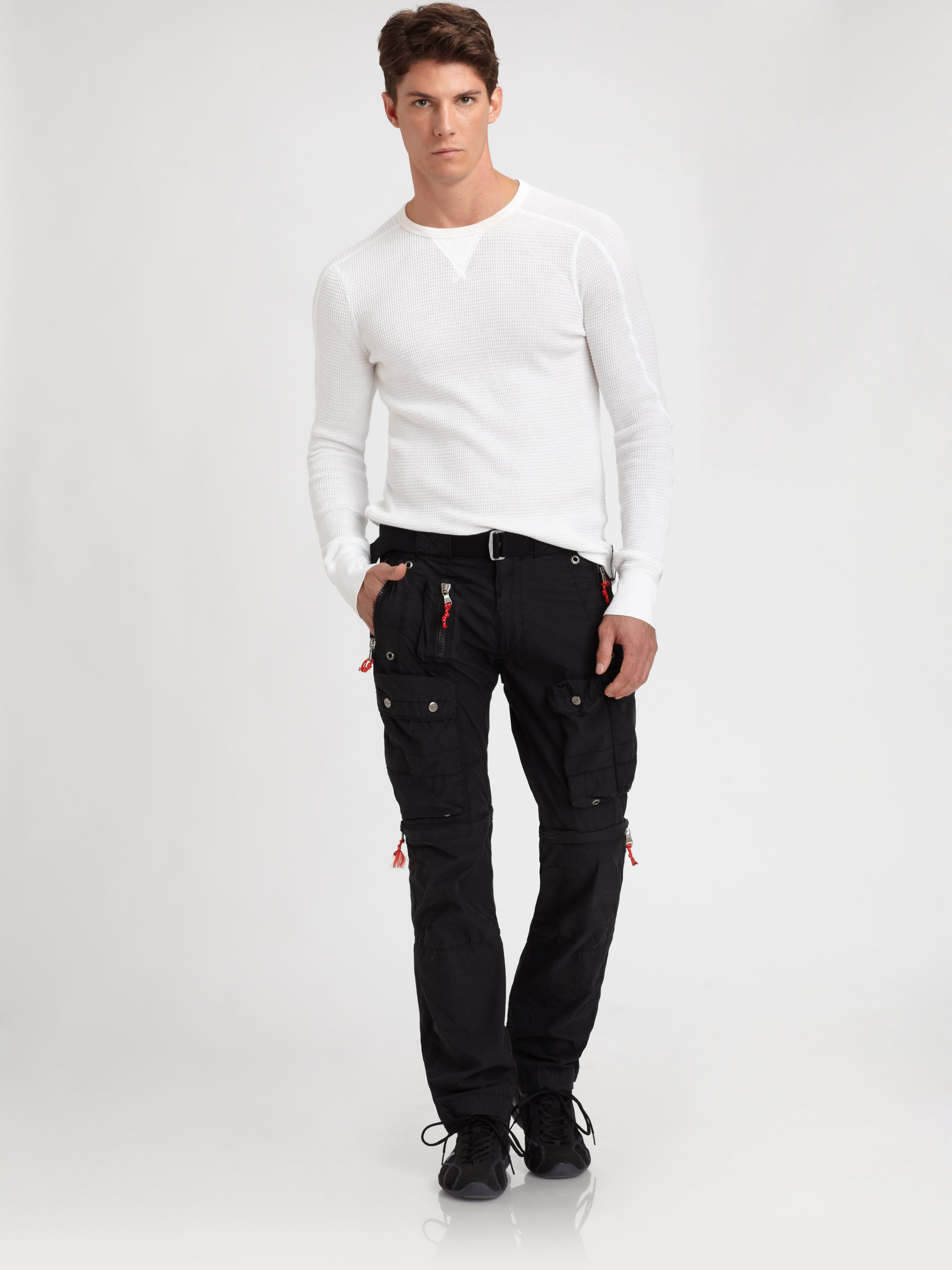 RLX Ralph Lauren Convertible Climbing Pant in Black for Men | Lyst