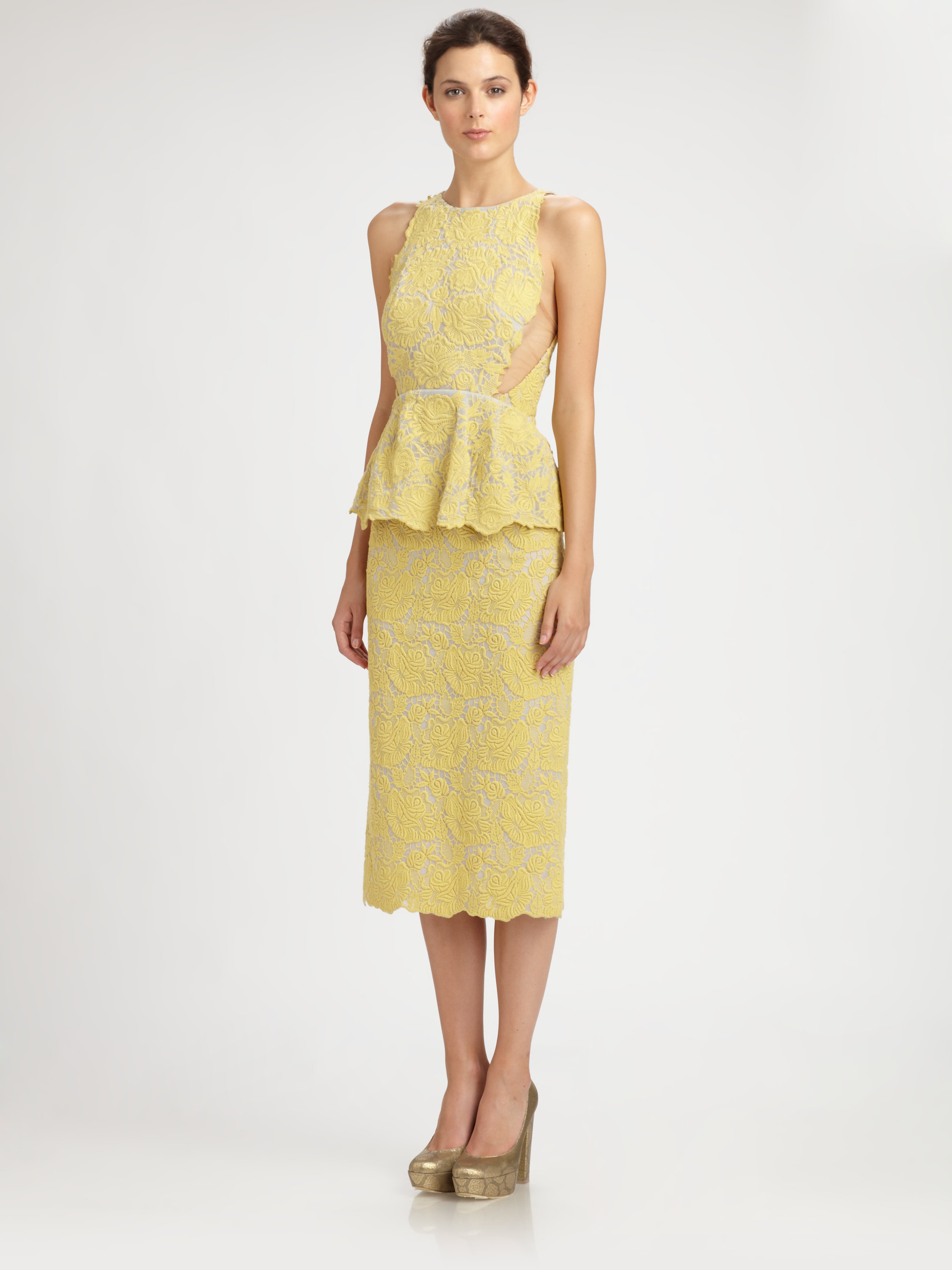 yellow stella mccartney dress