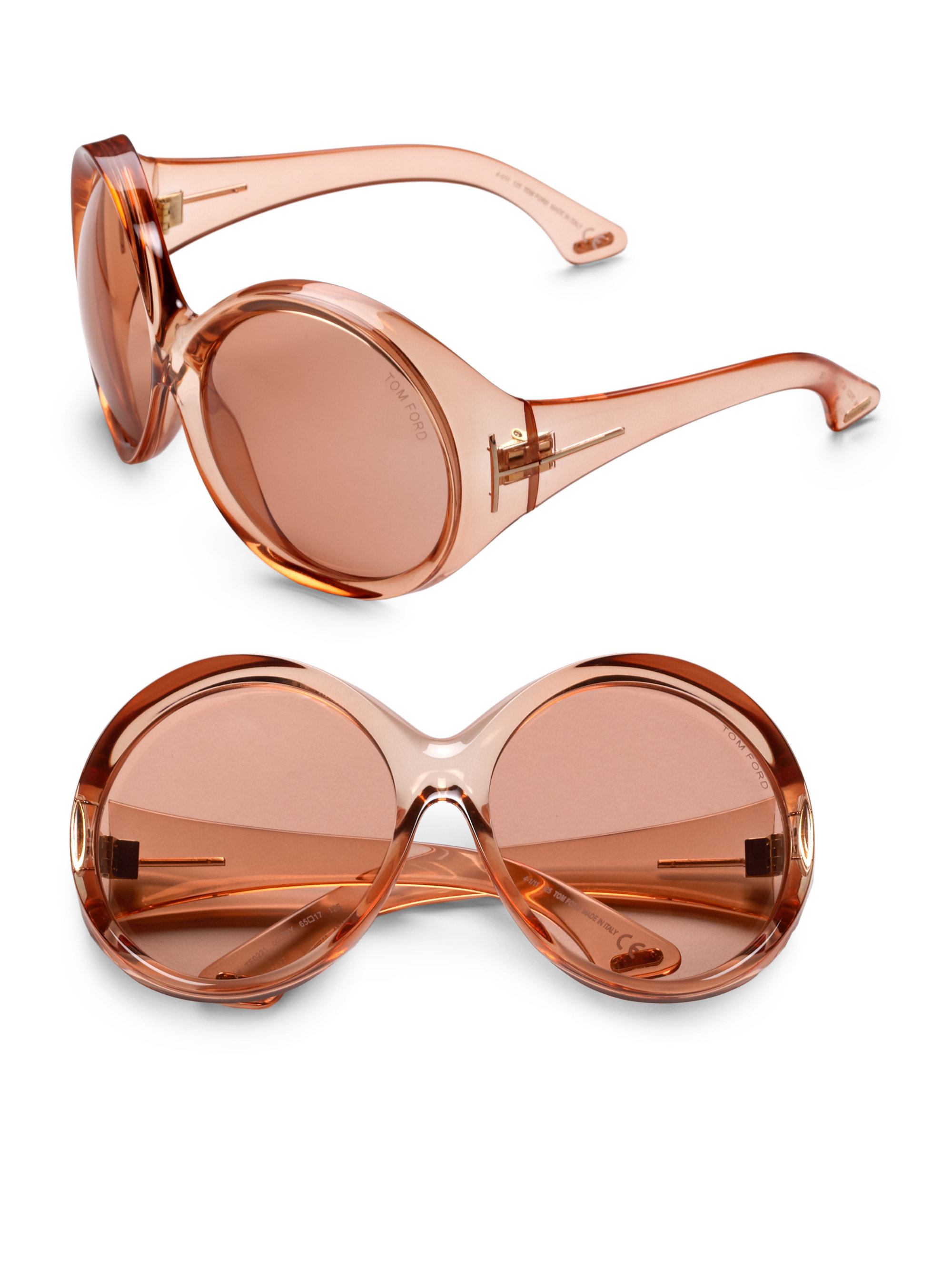 Tom Ford Ali Sunglasses in Pink | Lyst