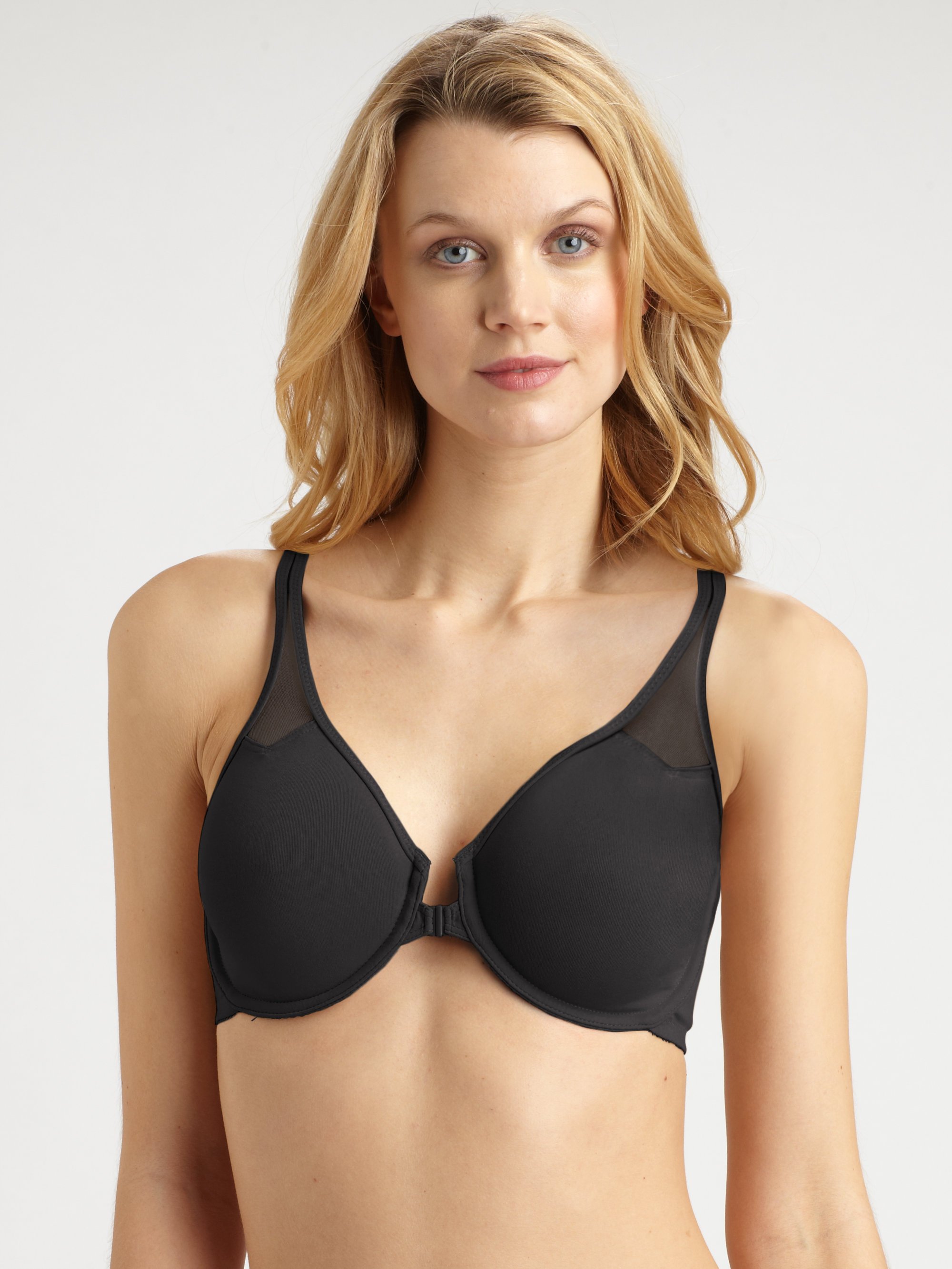 Wacoal Body By T Back Underwire Bra In Black Lyst