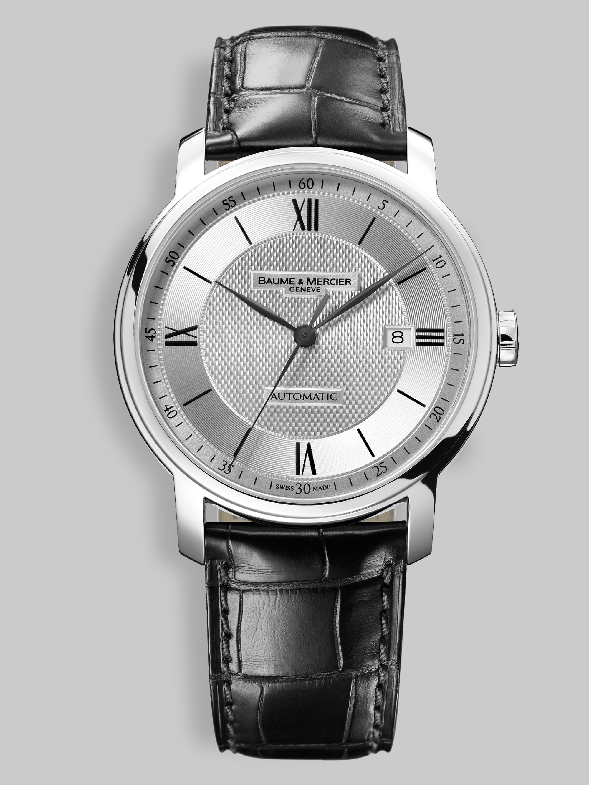 Baume & Mercier Automatic Ultra Thin Watch in Black Lyst