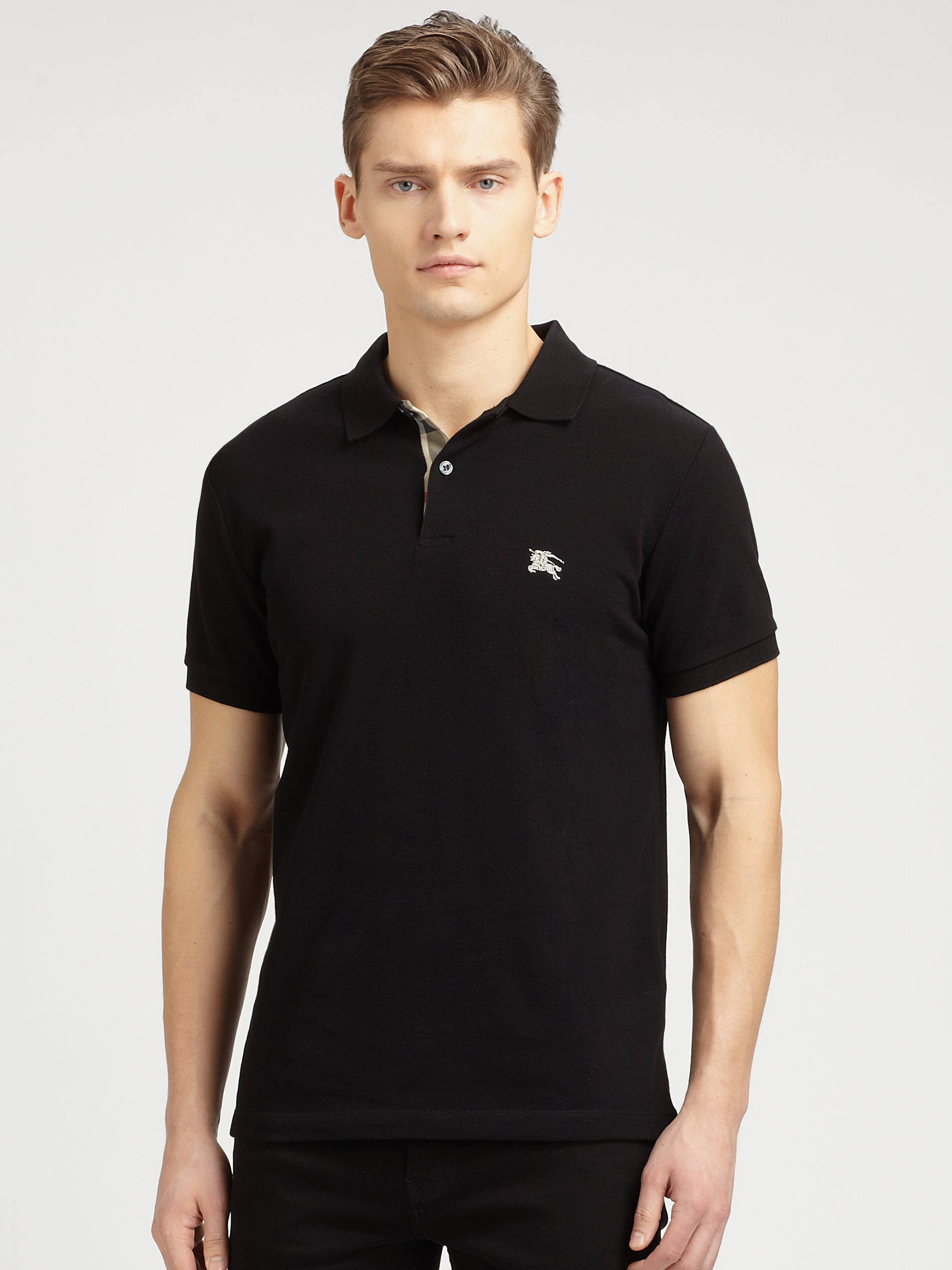 burberry modern fit polo