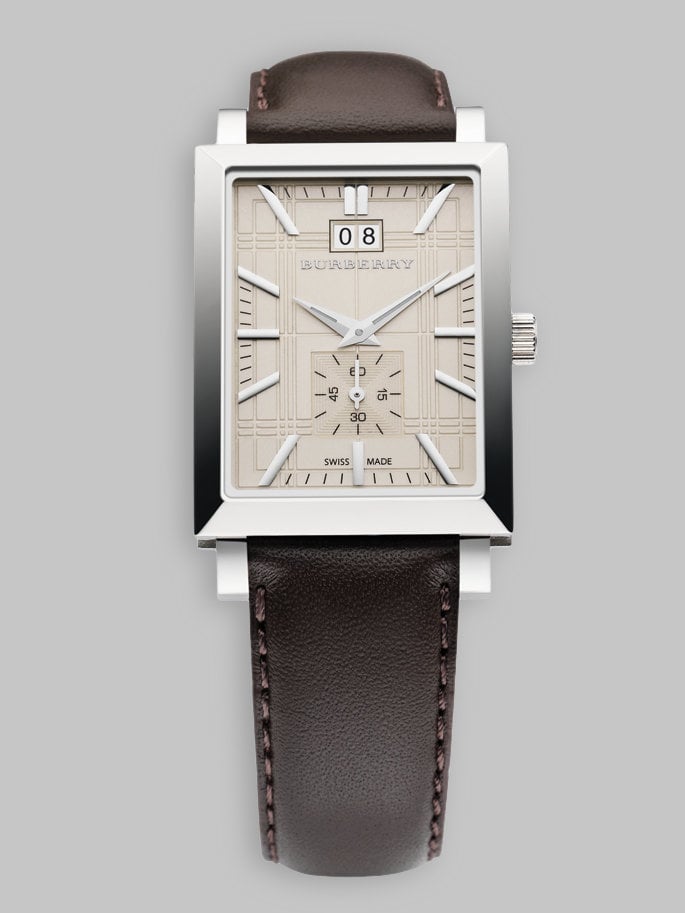 Actualizar 80+ imagen burberry men's leather watches - Abzlocal.mx