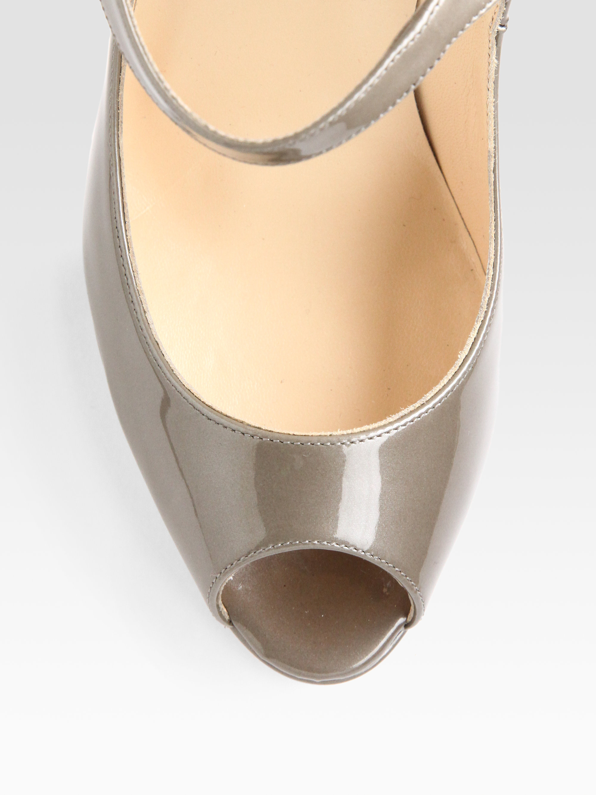 christian louboutin shoes on sale - Christian louboutin Bana 140 Patent Mary Jane Pumps in Black | Lyst