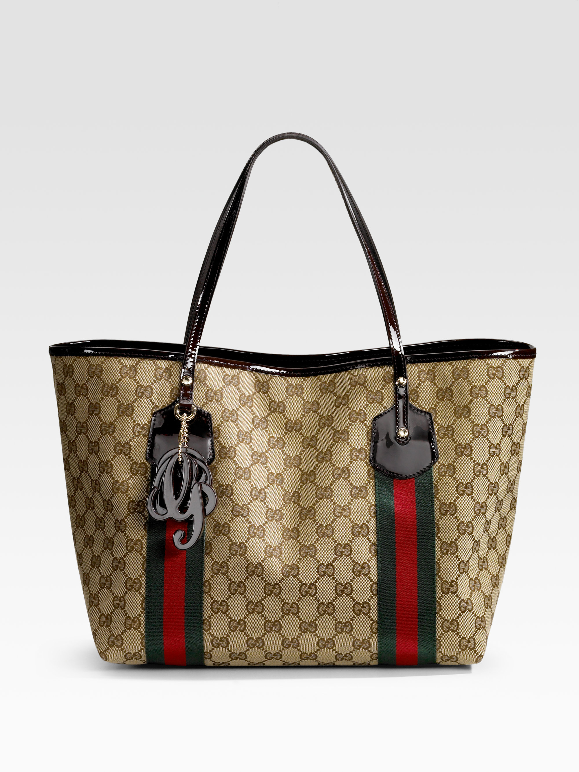 Gucci GG Original Web Tote Bag