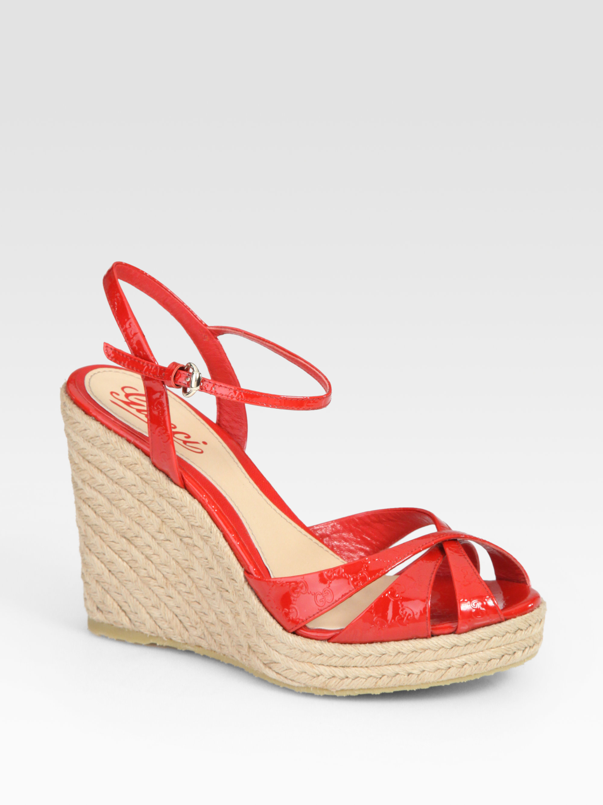 espadrille wedges gucci