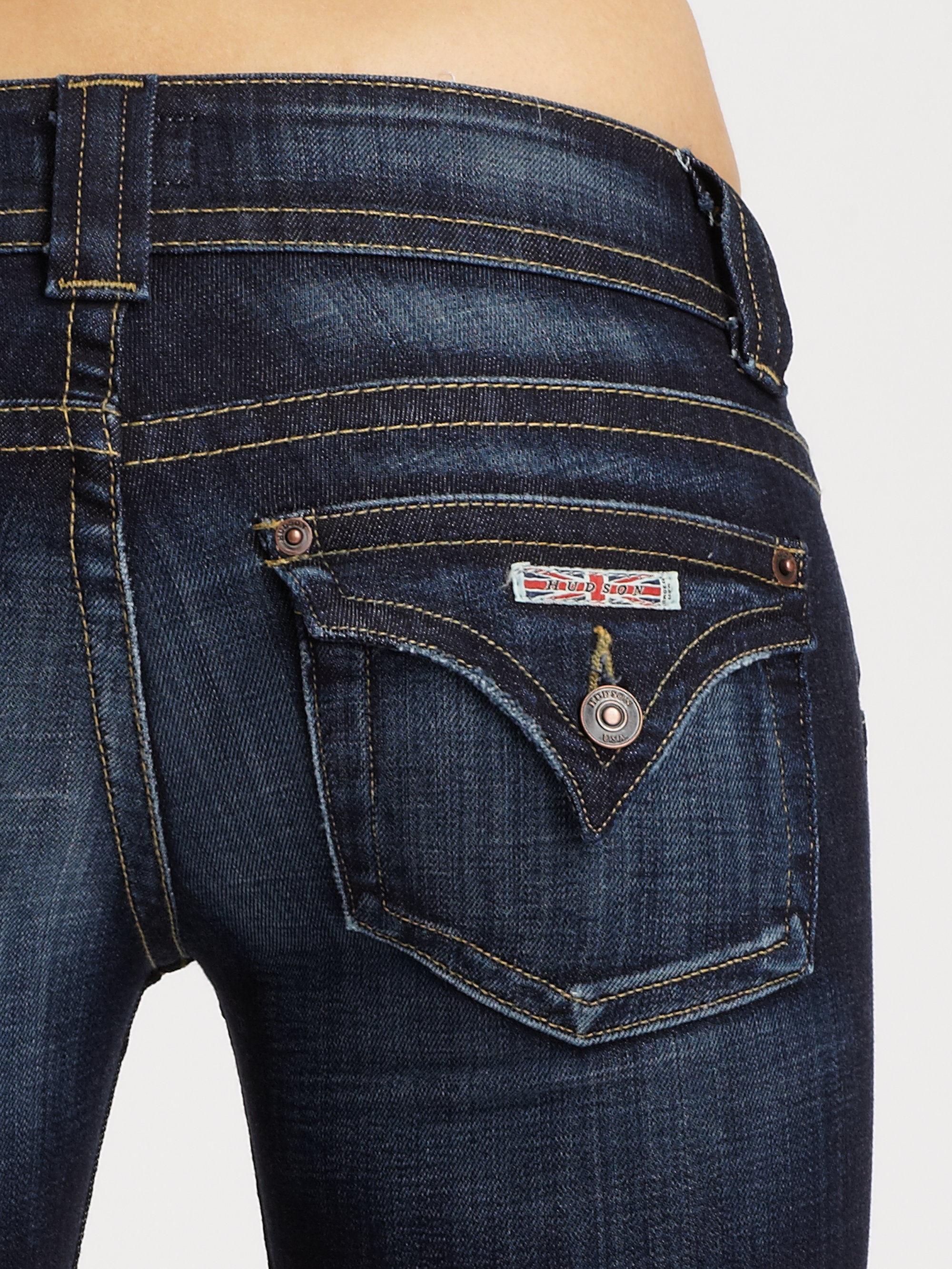 Hudson Signature Mid Rise Bootcut Jeans | vlr.eng.br