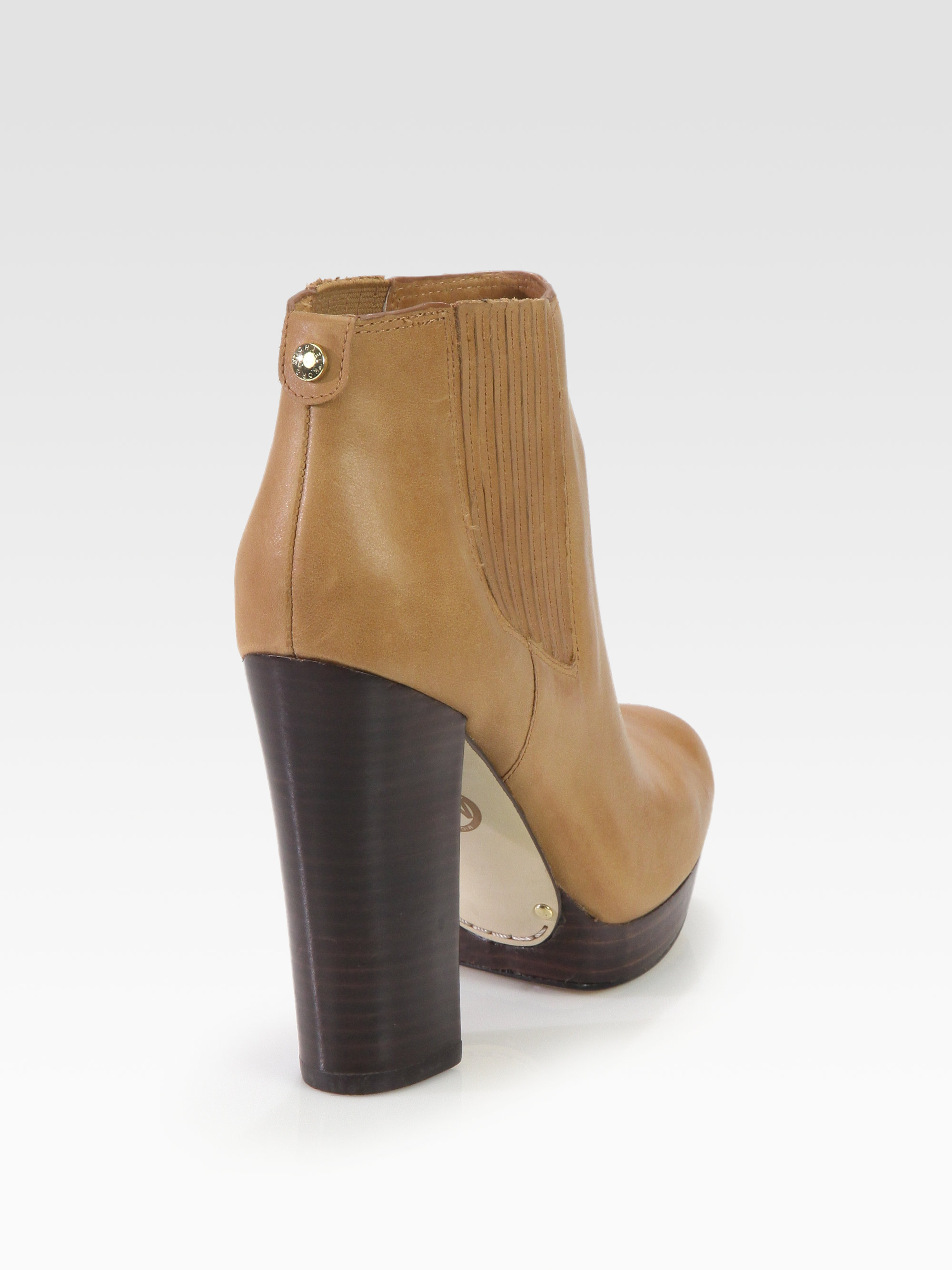 michael kors dark brown boots