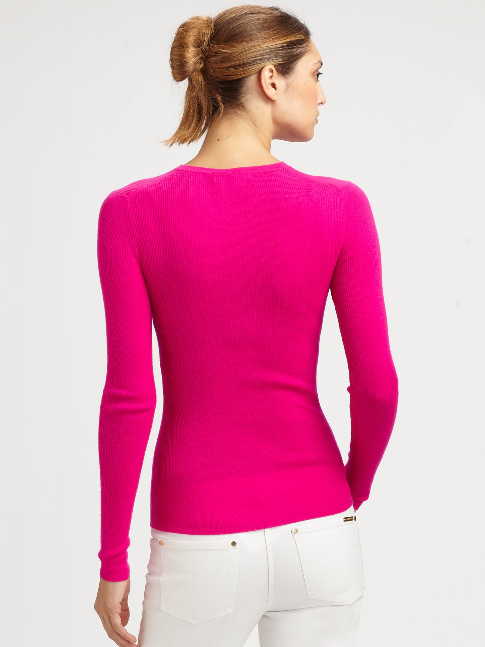 michael kors featherweight cashmere sweater