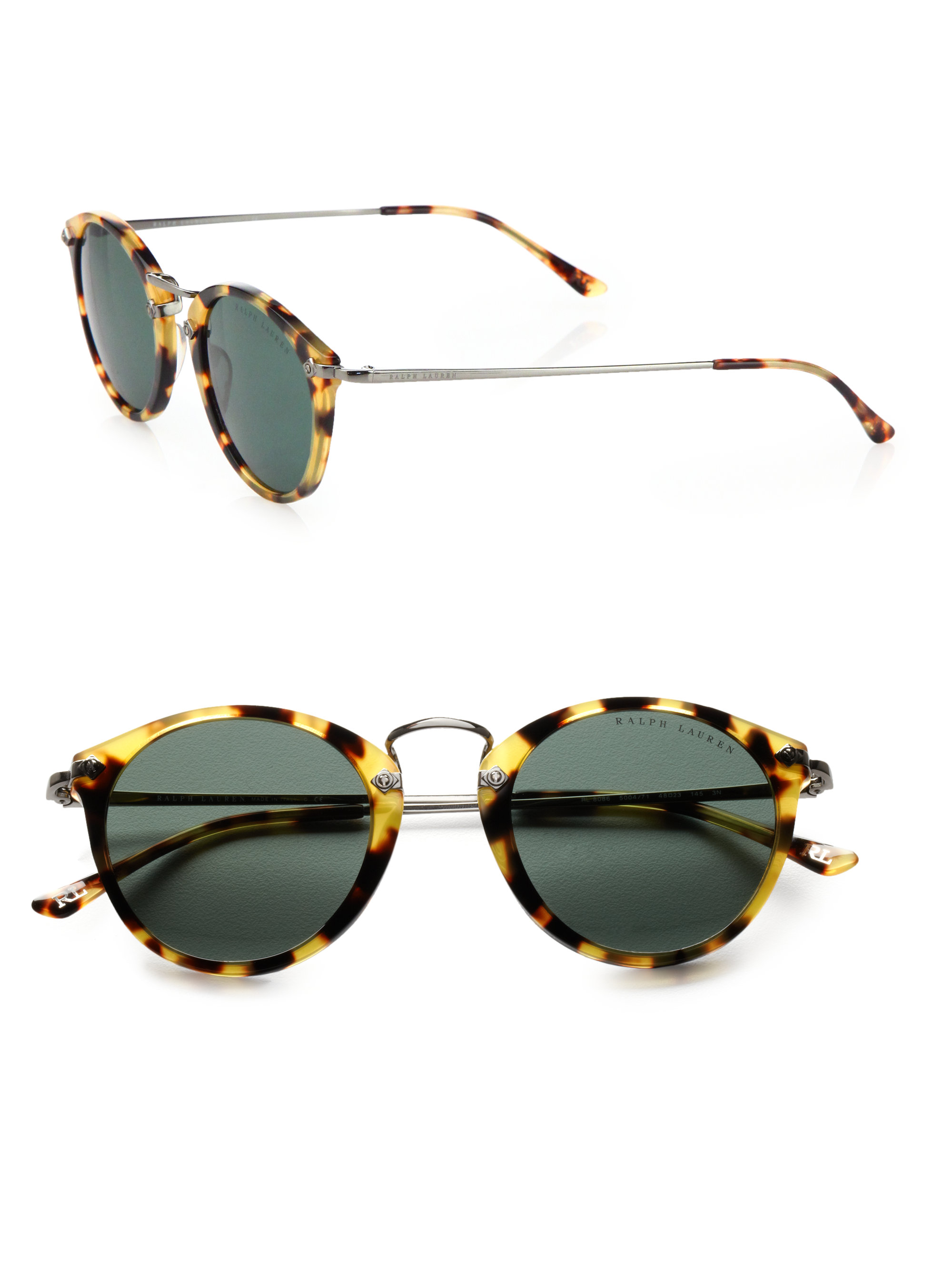 ralph lauren round pilot sunglasses