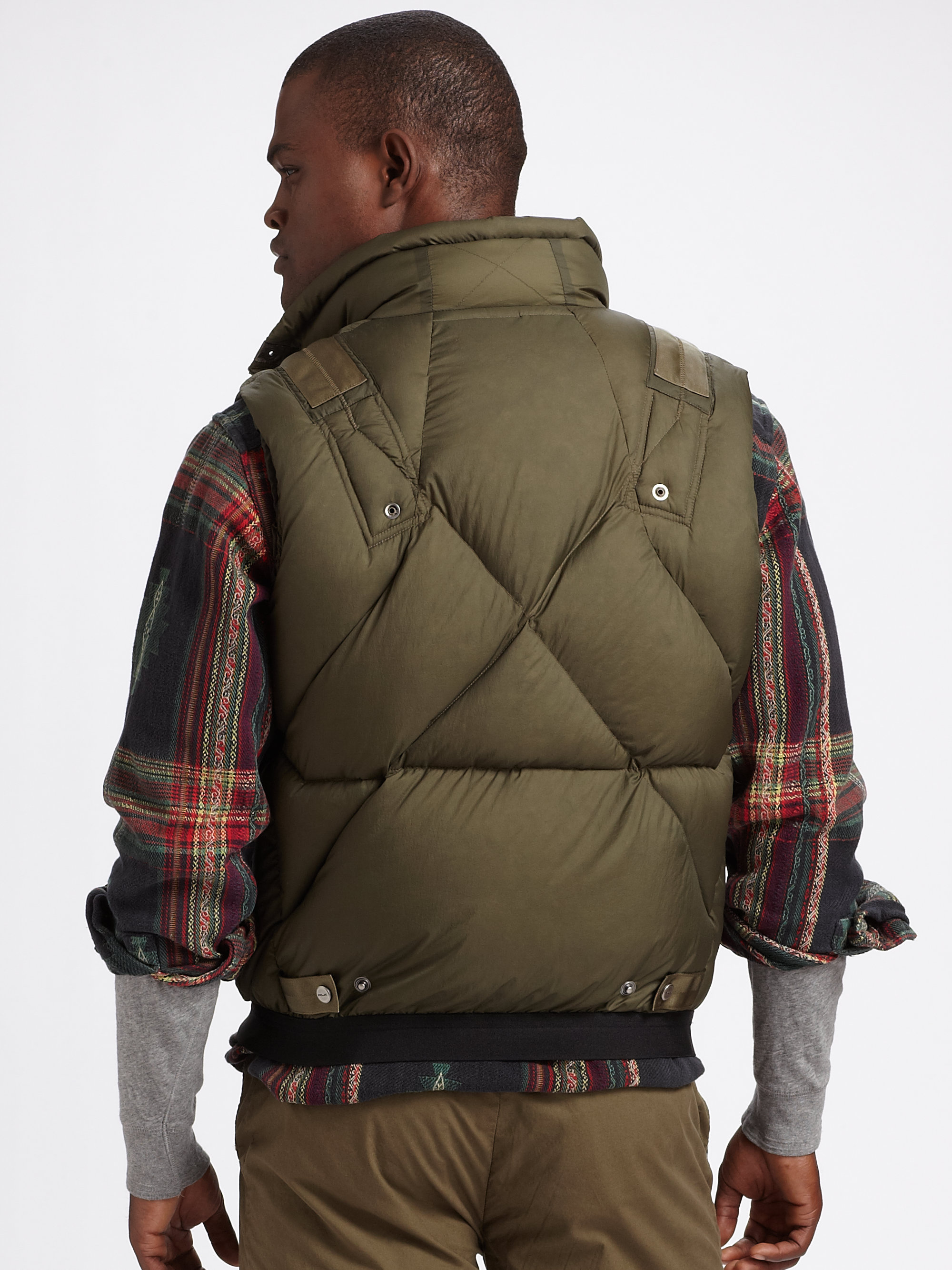 RLX Ralph Lauren Himalayan Down Vest in Olive (Green) for Men Lyst