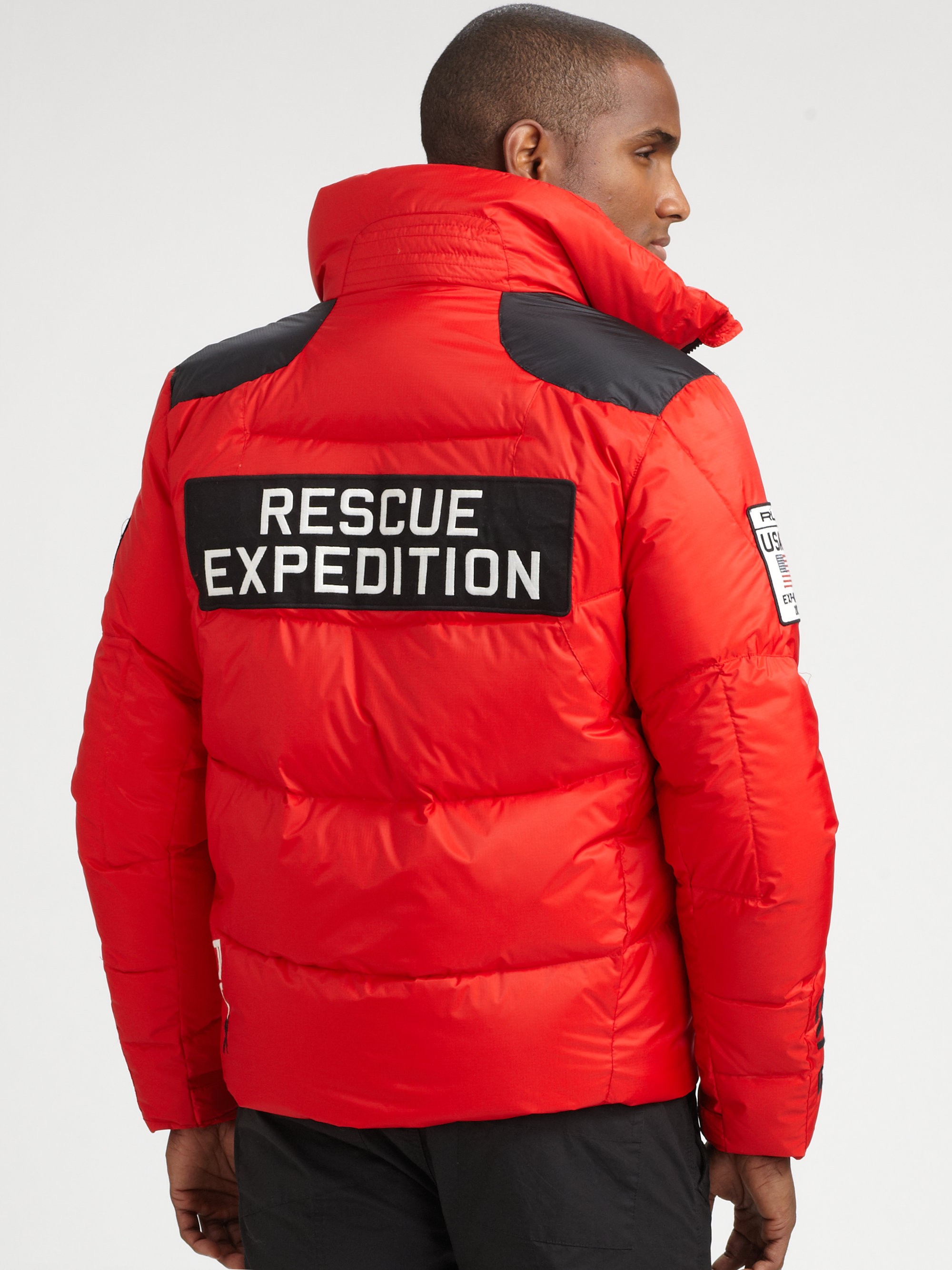 RLX Ralph Lauren Radial Down Jacket in Red for Men | Lyst