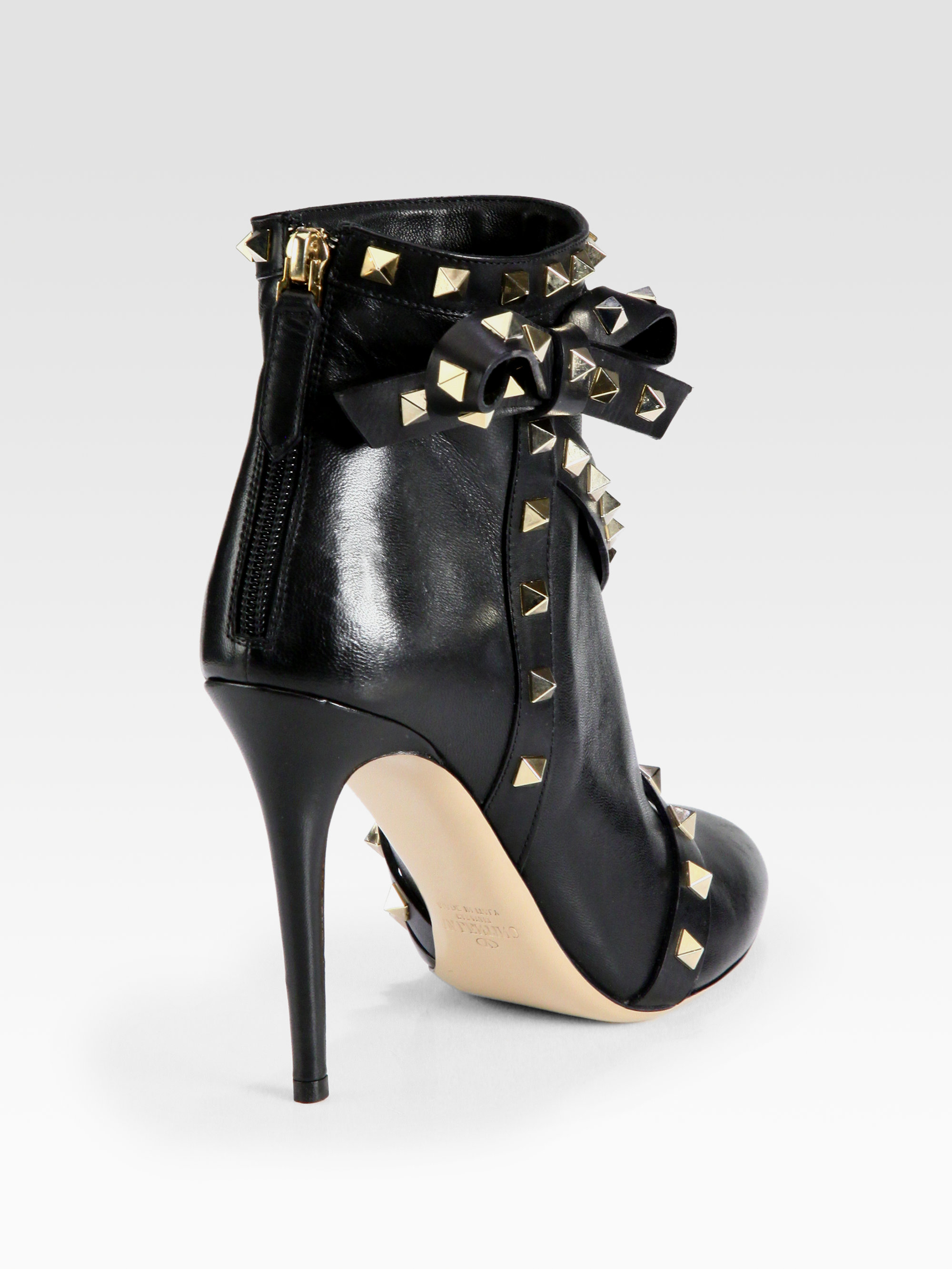 valentino studded boots