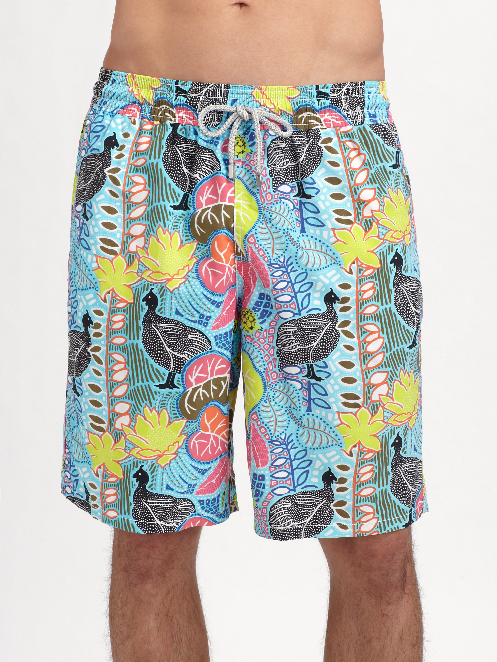 vilebrequin long swim trunks