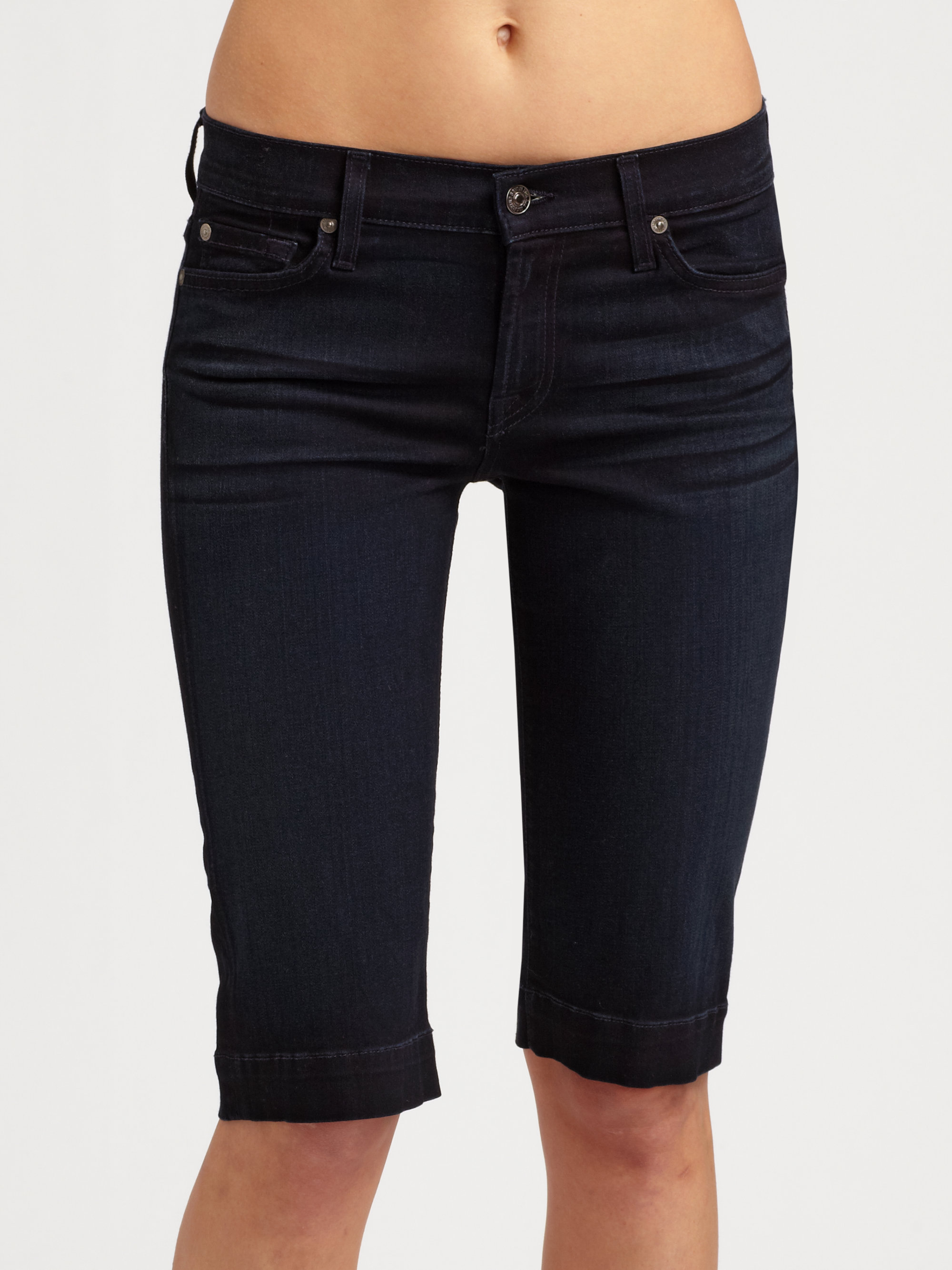 skinny bermuda shorts