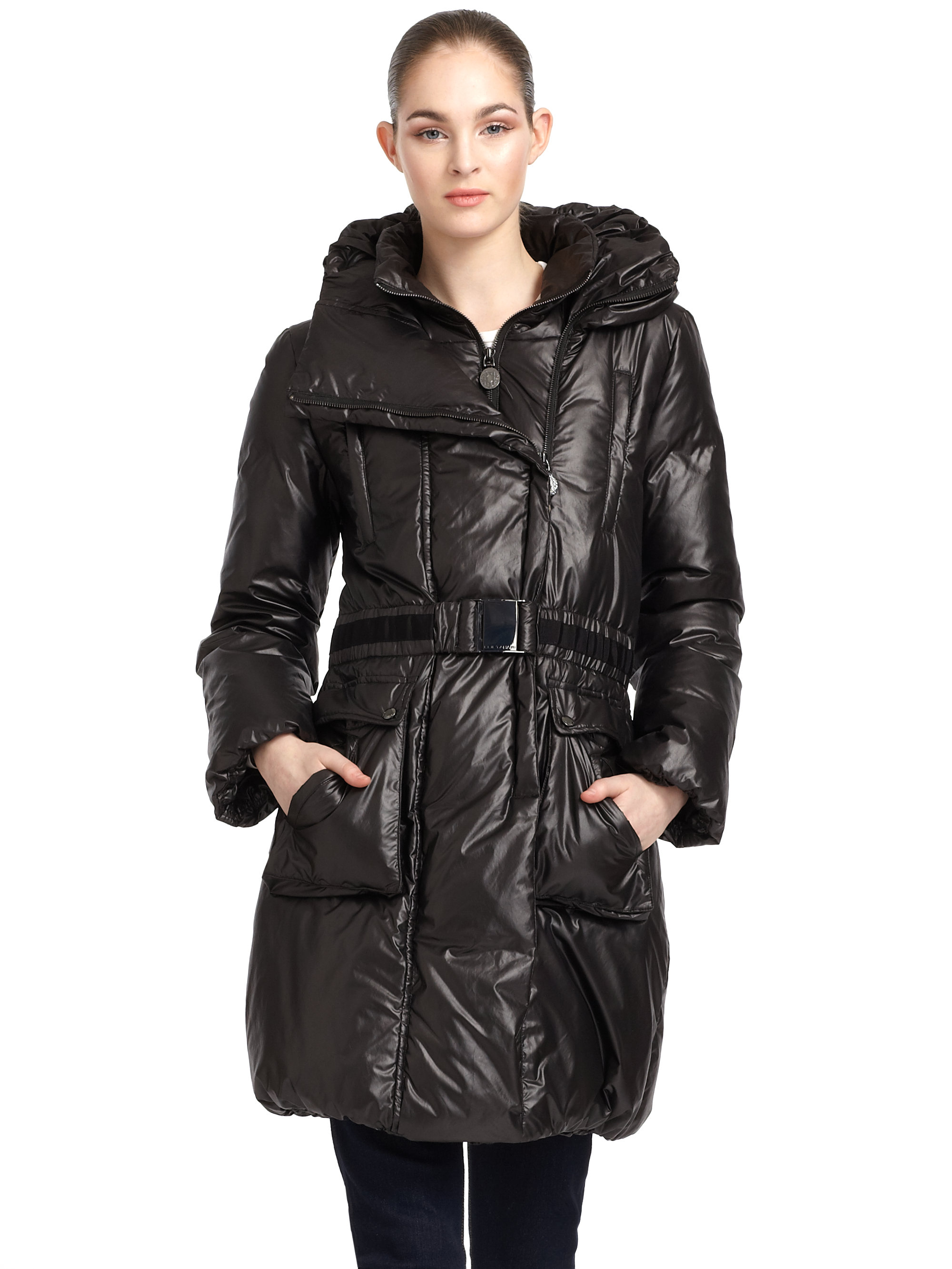 elie tahari puffer coat