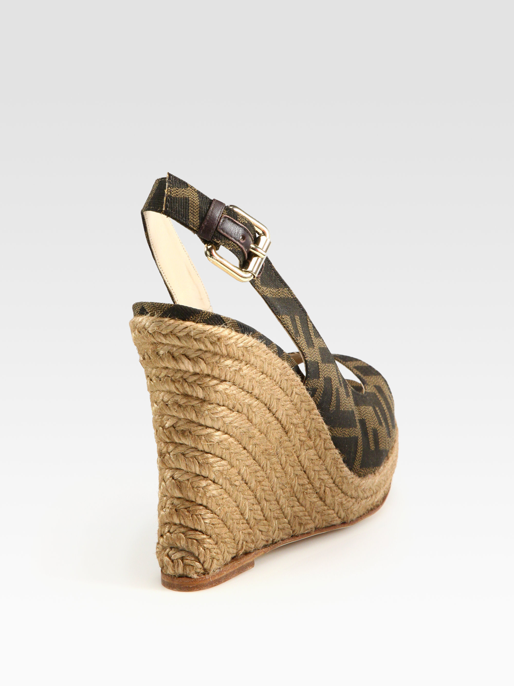 fendi espadrilles wedge
