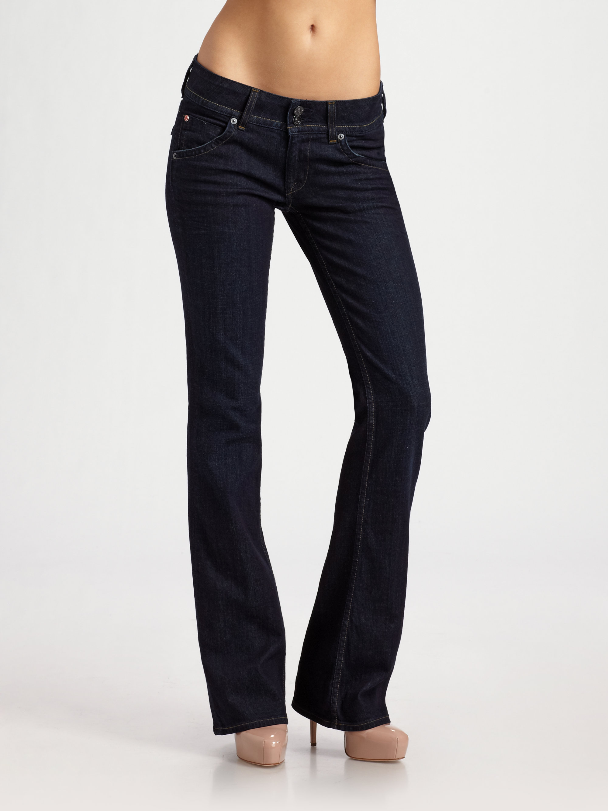 Hudson Jeans Signature Bootcut Jeans in Black - Lyst