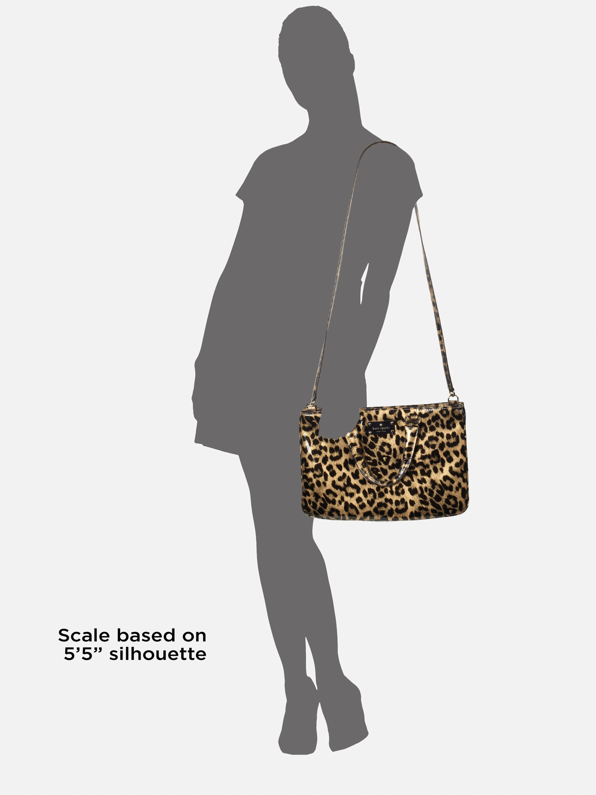kate spade reversible tote leopard