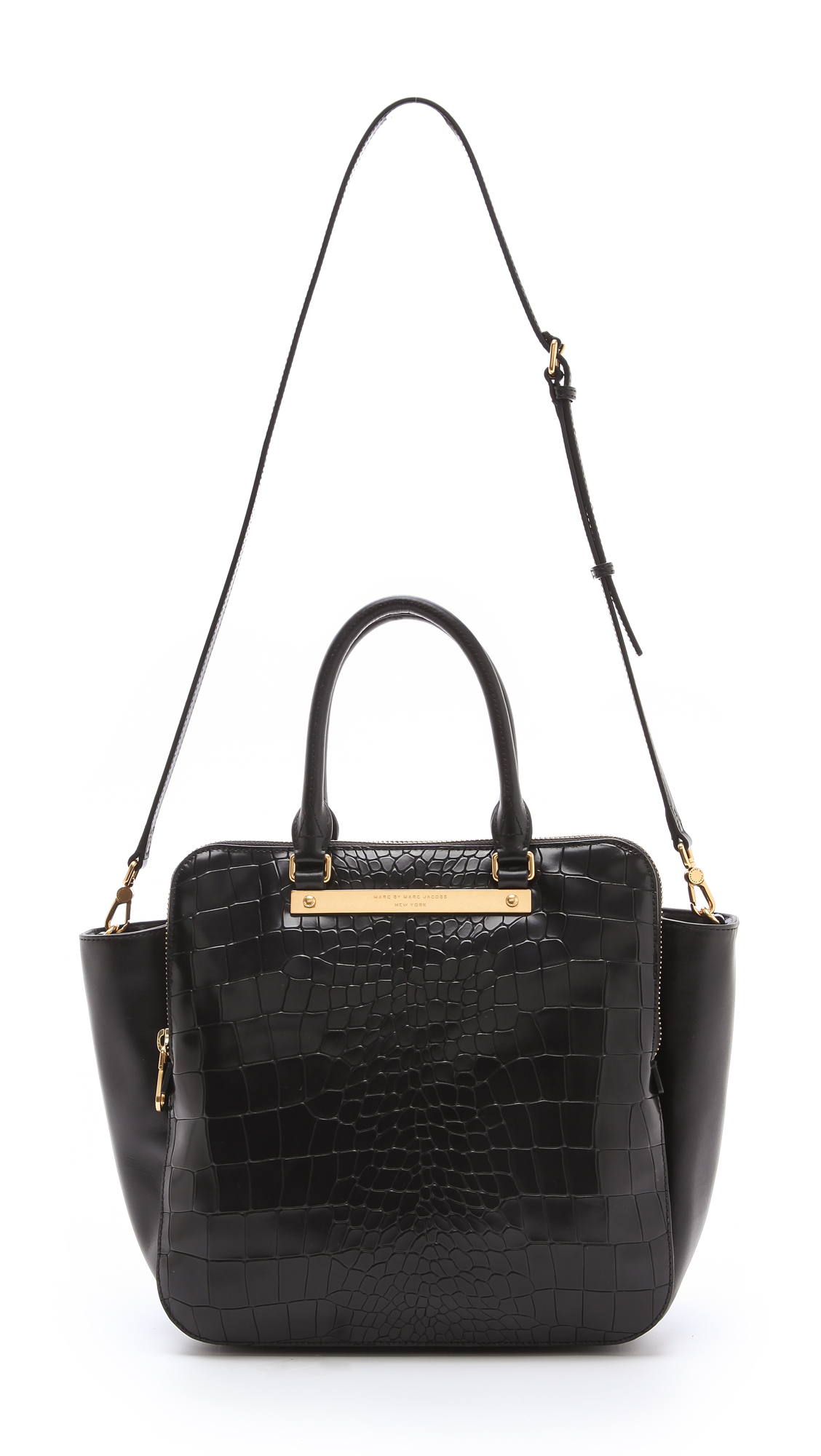 Marc By Marc Jacobs Goodbye Columbus Croc Bentley Tote In