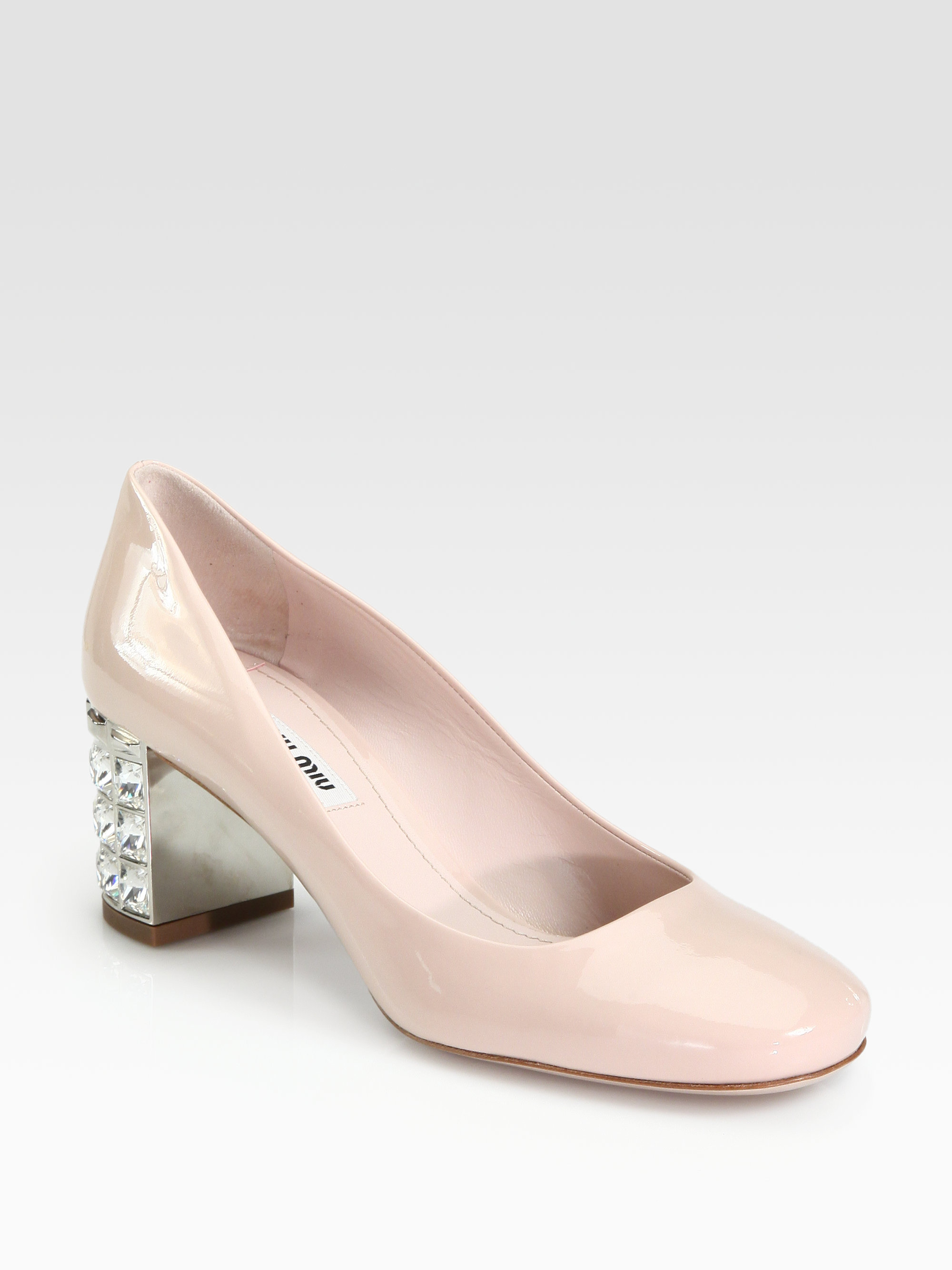 miu miu crystal pumps