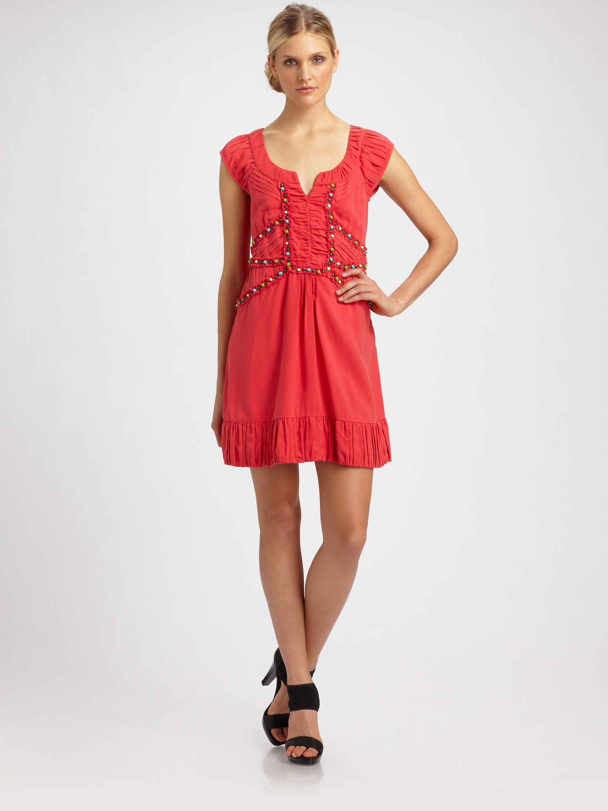 nanette lepore silk dress