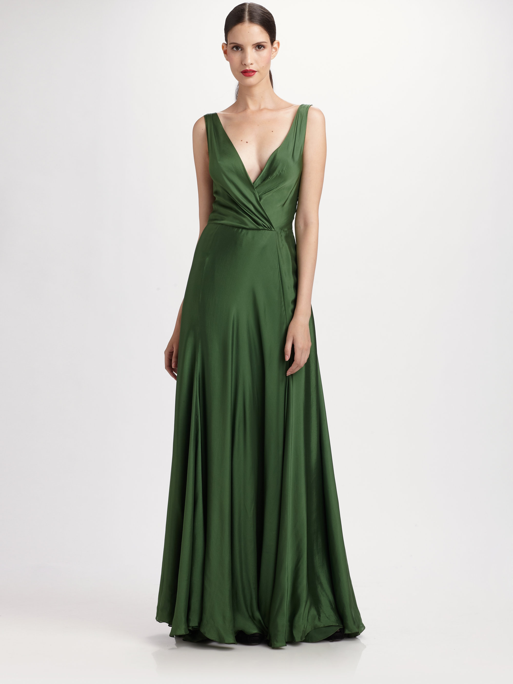 Ralph Lauren Collection Silk Adele Gown 