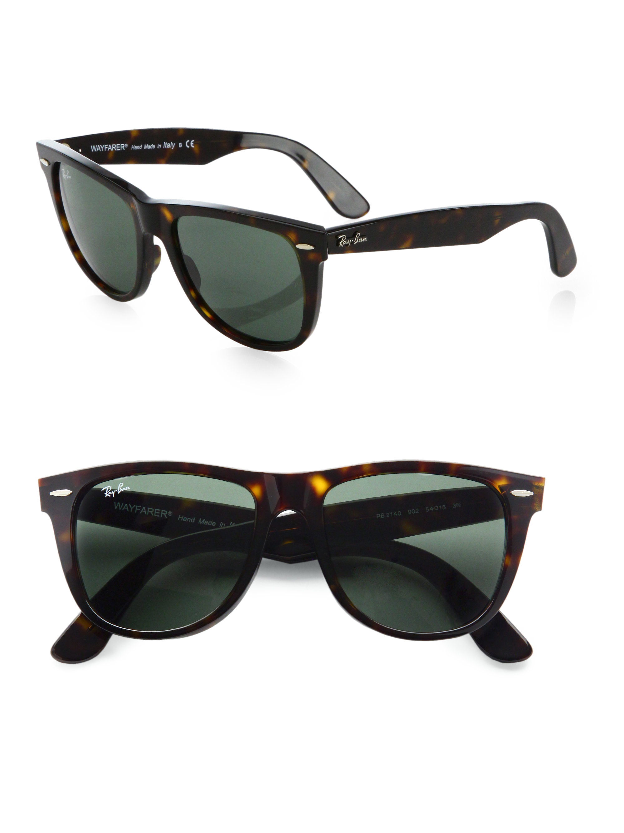Ray-Ban Classic Wayfarer Sunglasses in Black | Lyst