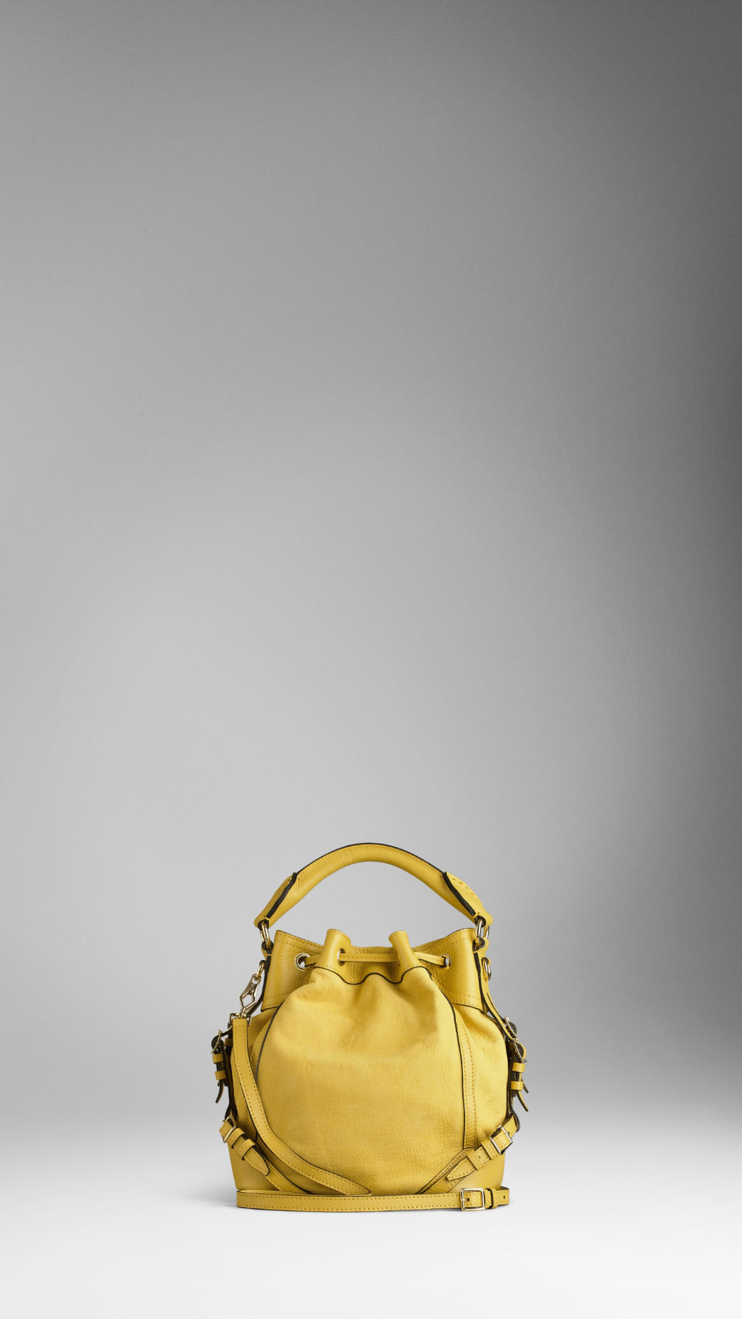 Yellow Lv Duffle Bagel