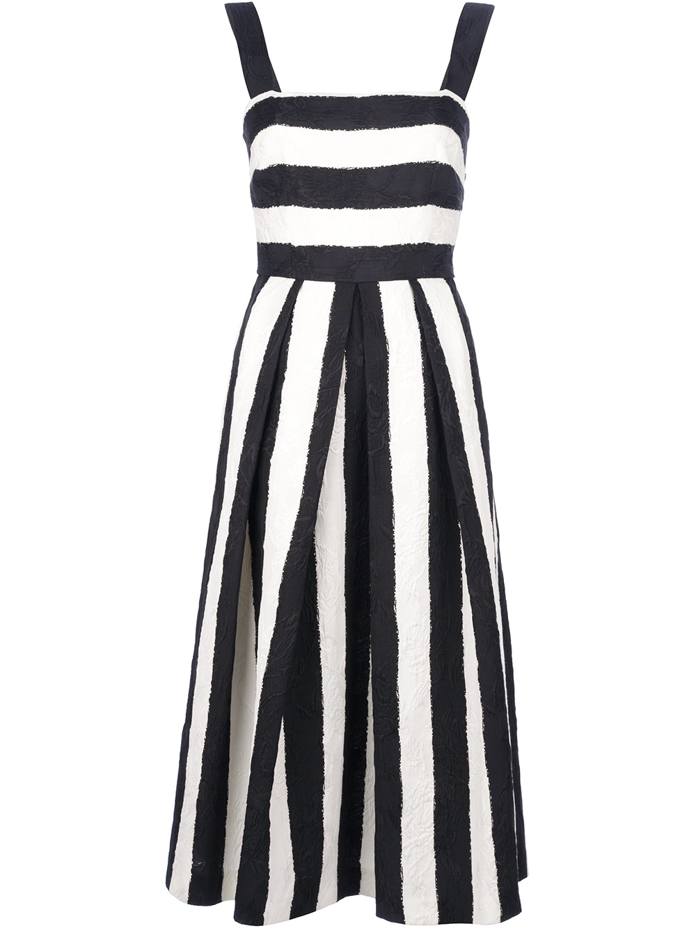 Dolce & Gabbana Striped Dress in White | Lyst