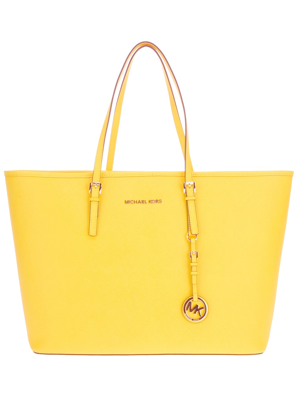 Michael Kors Shopper Tote in Yellow | Lyst UK