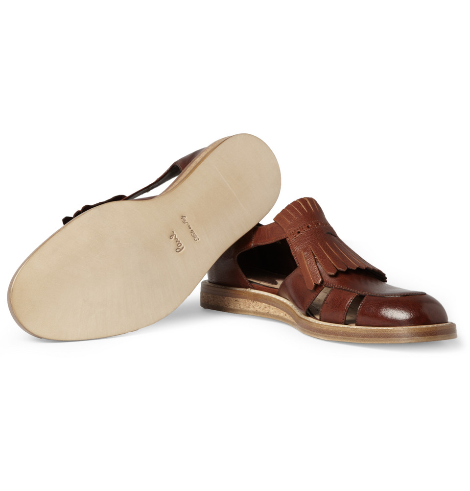 Paul Smith Navy 'Micah' Sandals With Vibram Soles Navy | Mens Sandals â Aioland