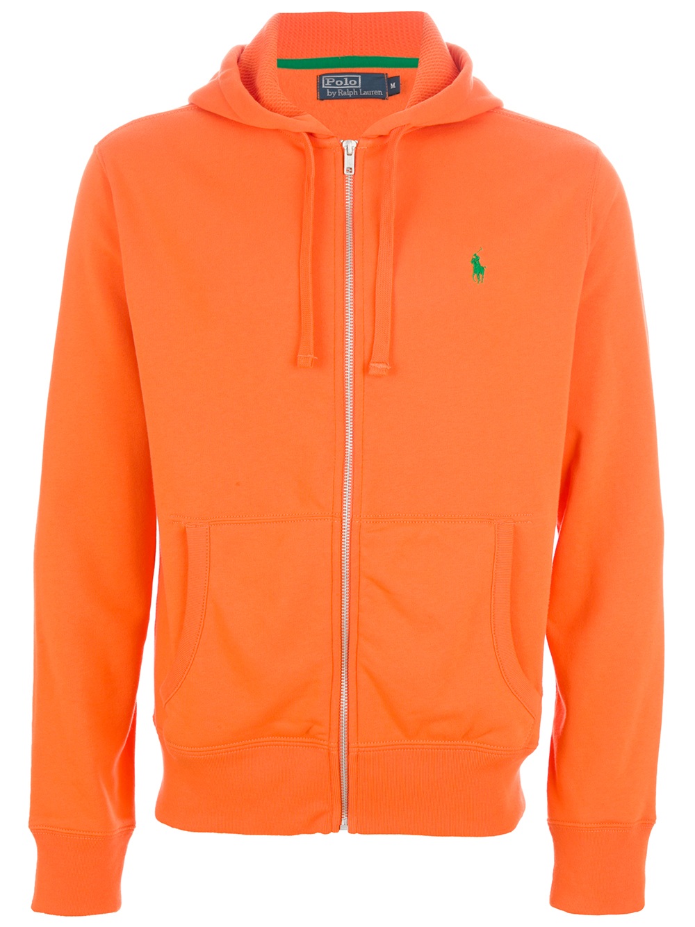 Polo Ralph Lauren Zip Fastening Hoodie in Yellow & Orange (Orange) for ...