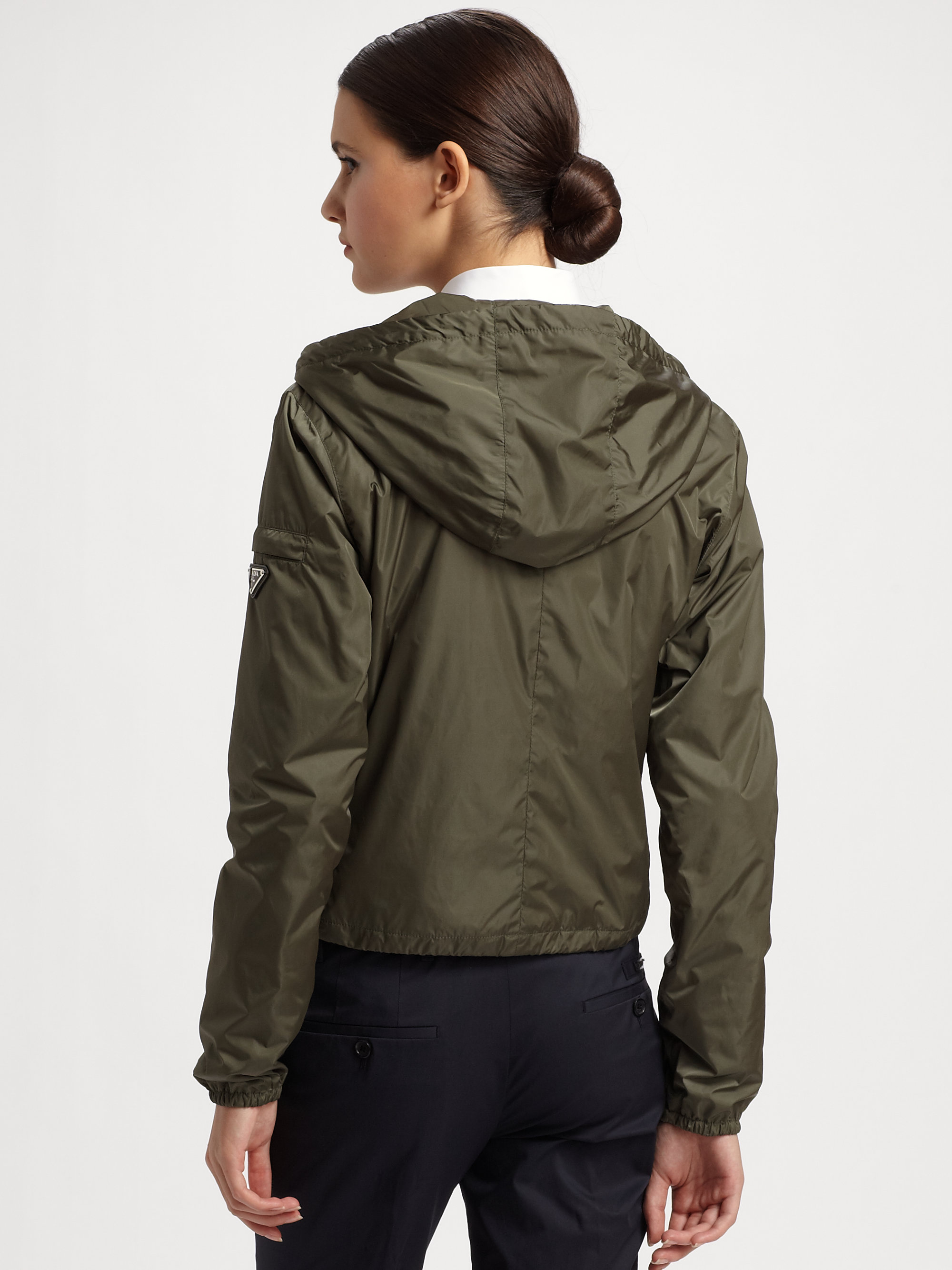 Prada windbreaker womens Clearance