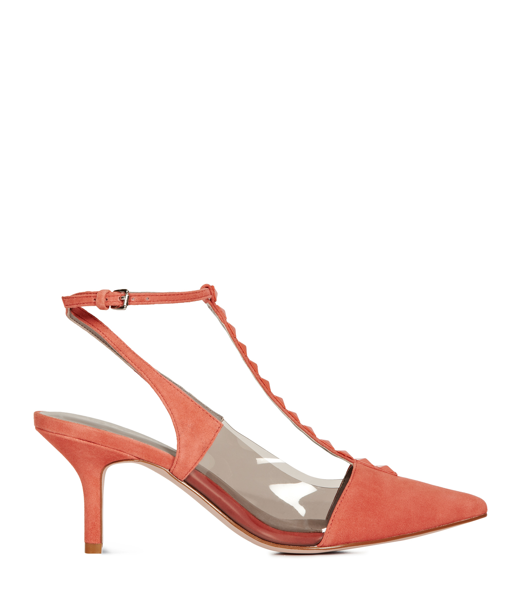coral slingbacks