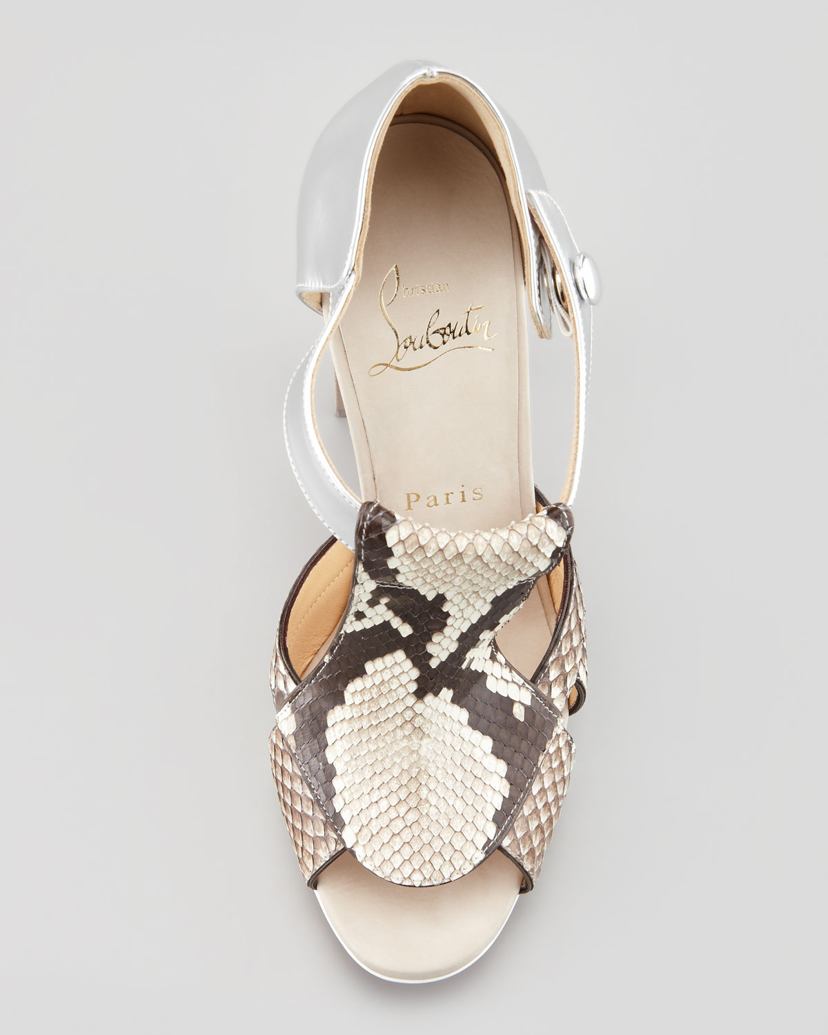louboutin strass flats