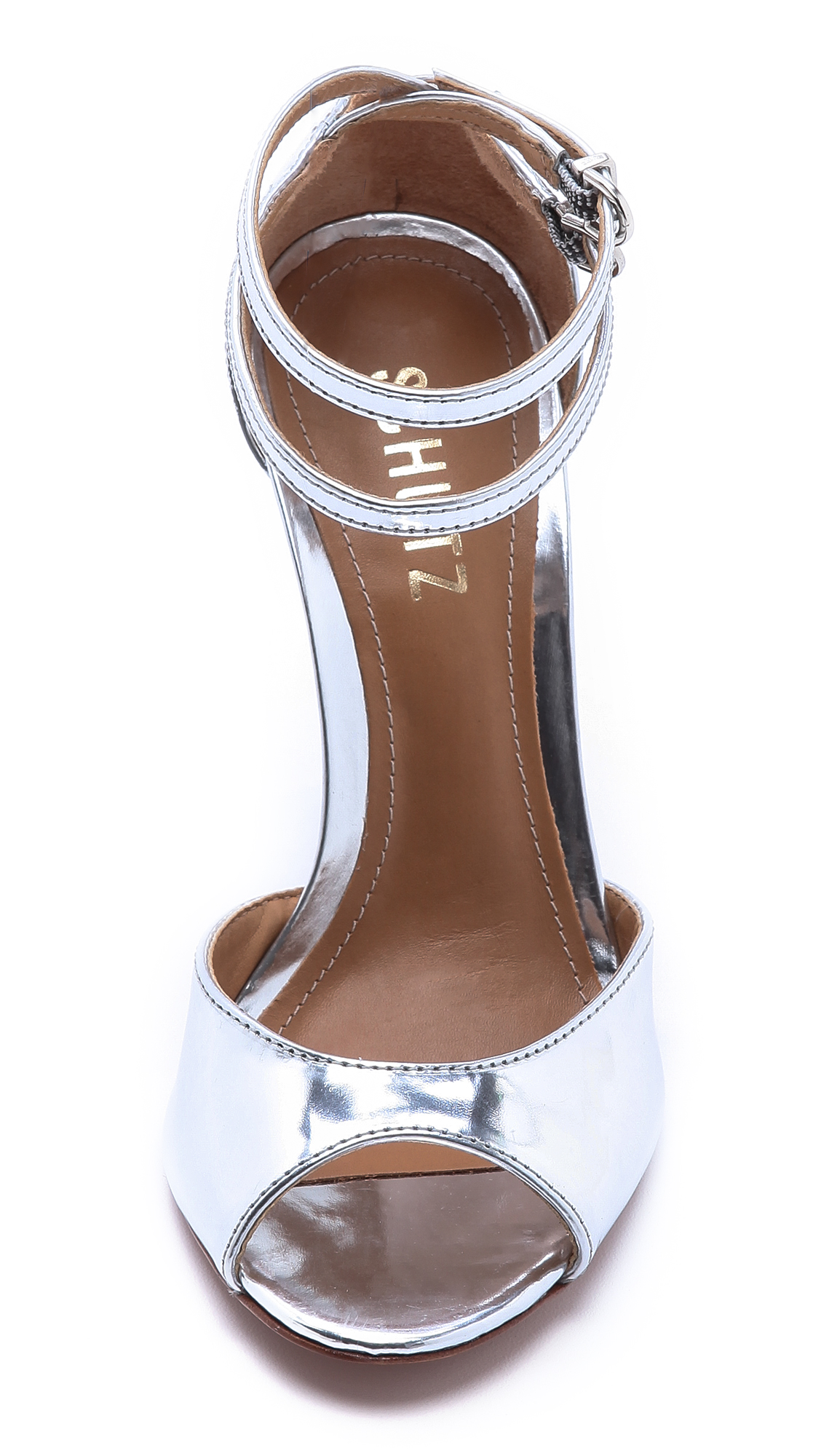 Lyst - Schutz Shen Metallic Sandals in Metallic