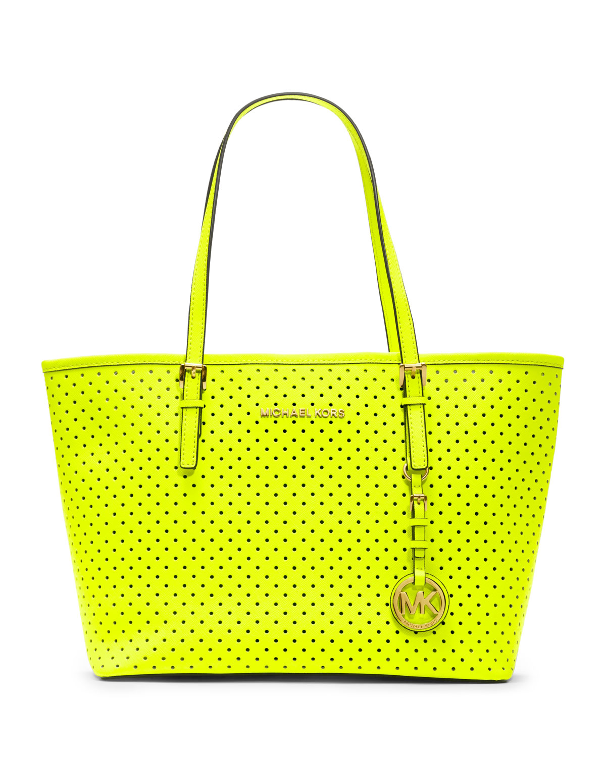 neon michael kors bag