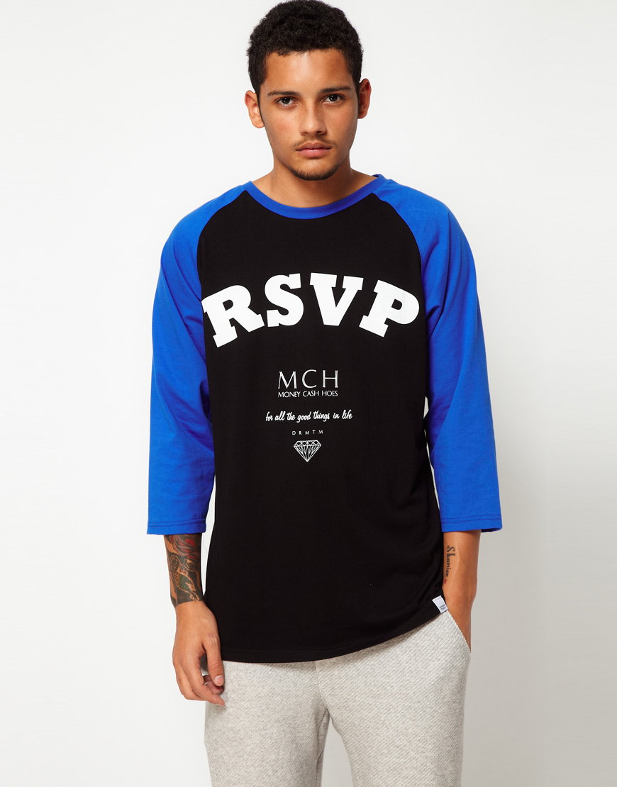 Download Ben Sherman Drmtm Tshirt 34 Sleeve Raglan Money Cash Hoes ...