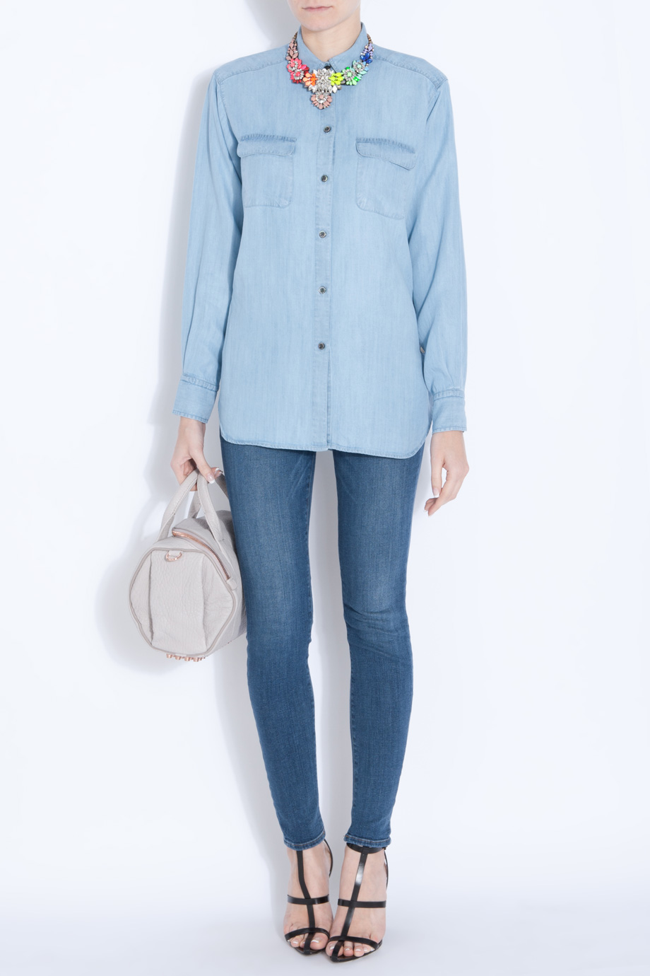 J brand Tencel Skinny Jeans in Blue Lyst