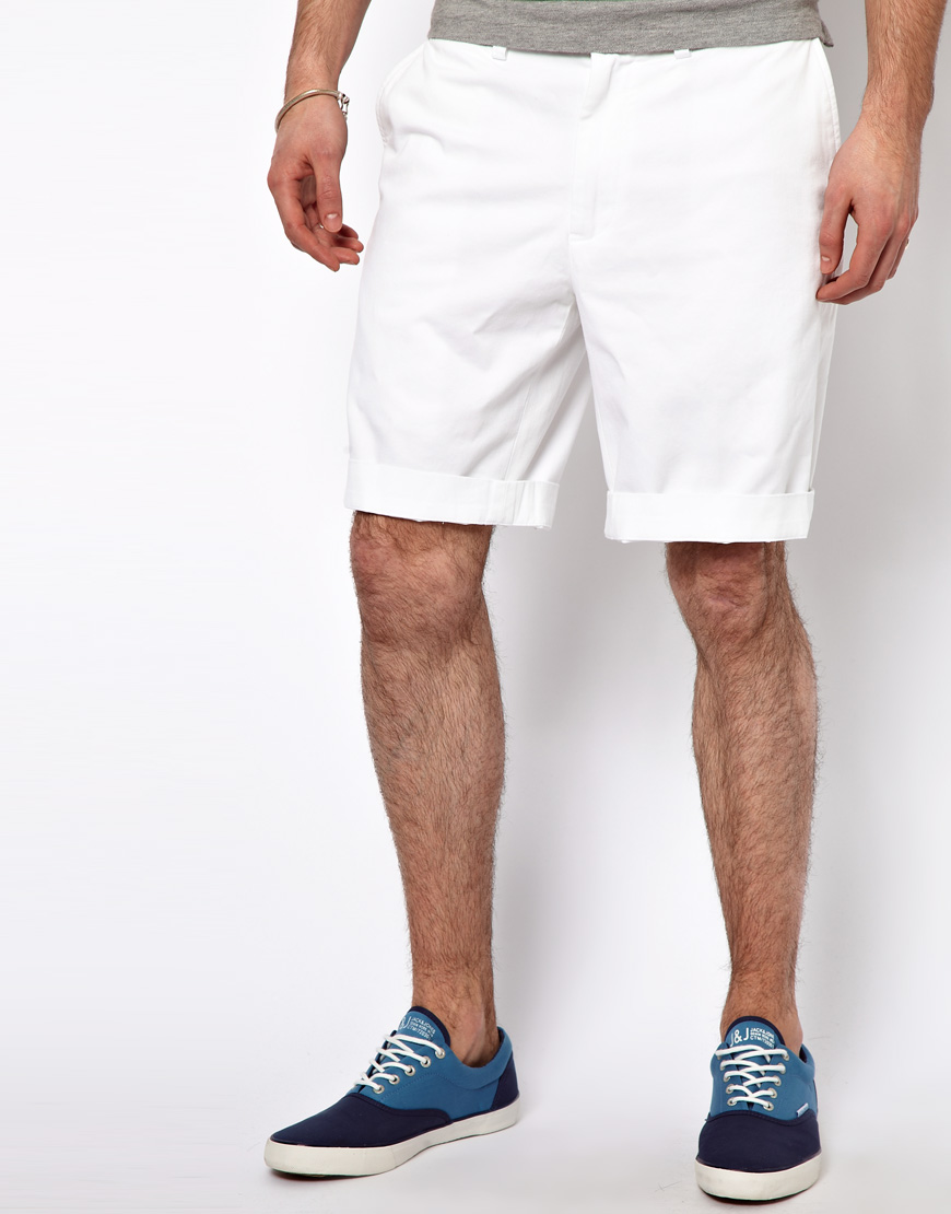 Polo Ralph Lauren Chino Shorts in White for Men | Lyst