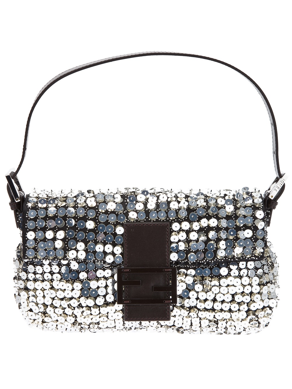 Fendi Sequin Baguette Bag in Metallic