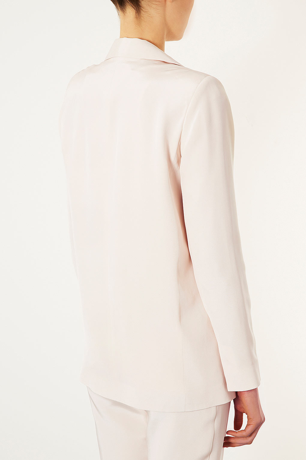 Lyst Modern Tailoring Silk Blazer in Natural