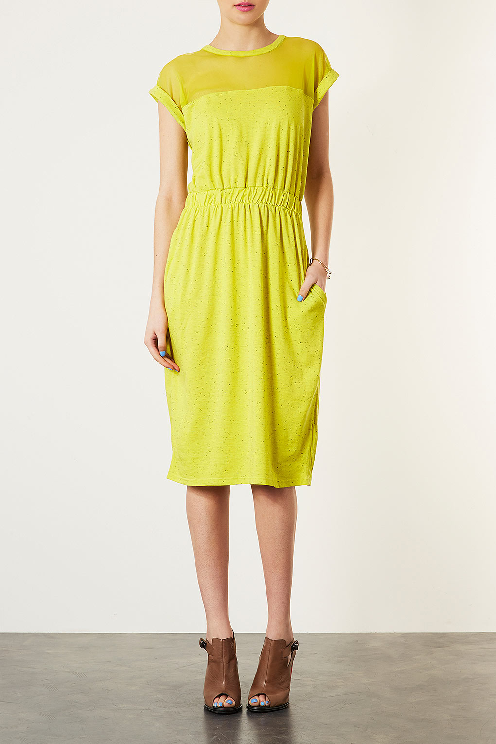 t shirt dress with elastic waist