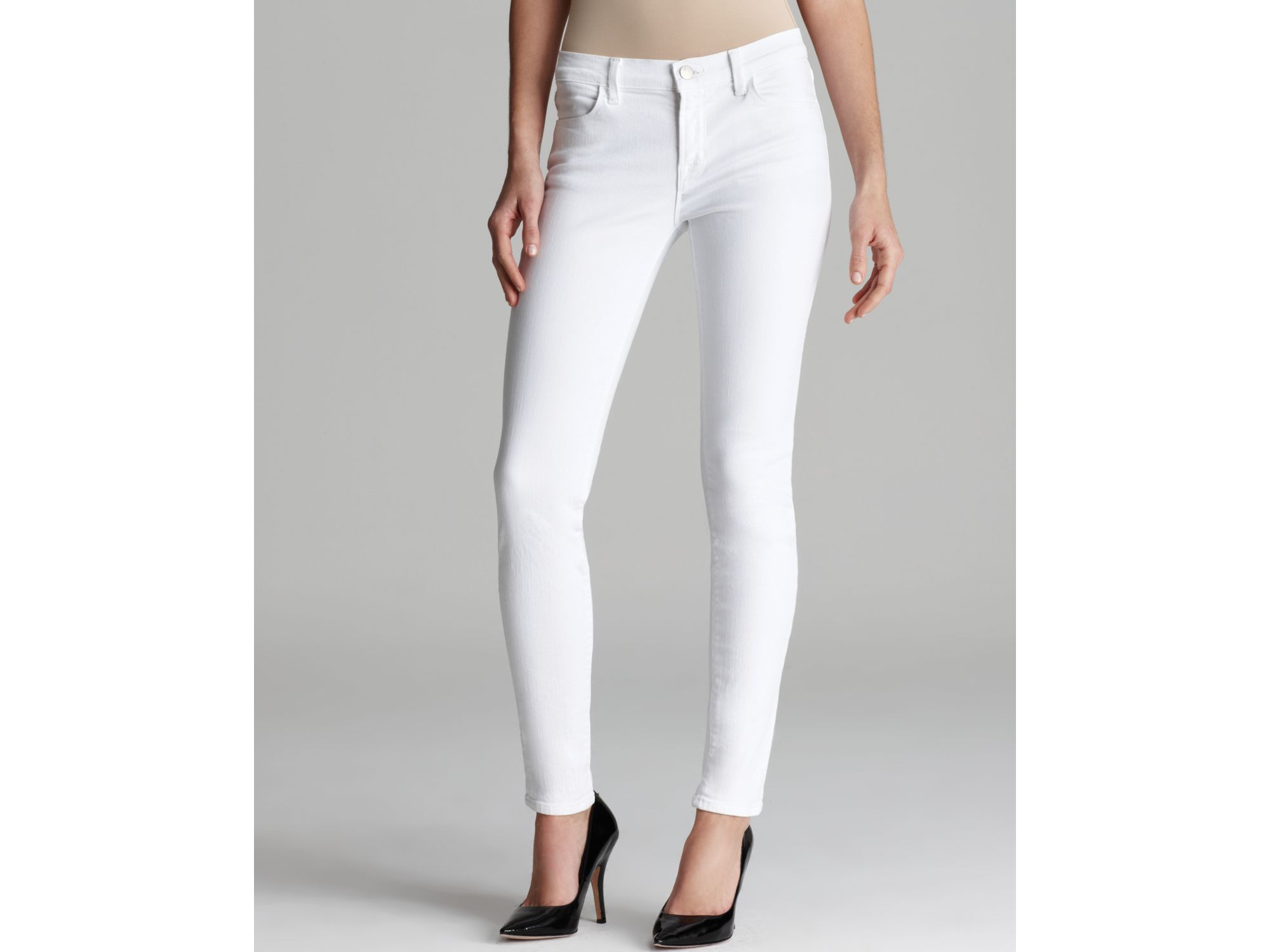 j brand white jeans