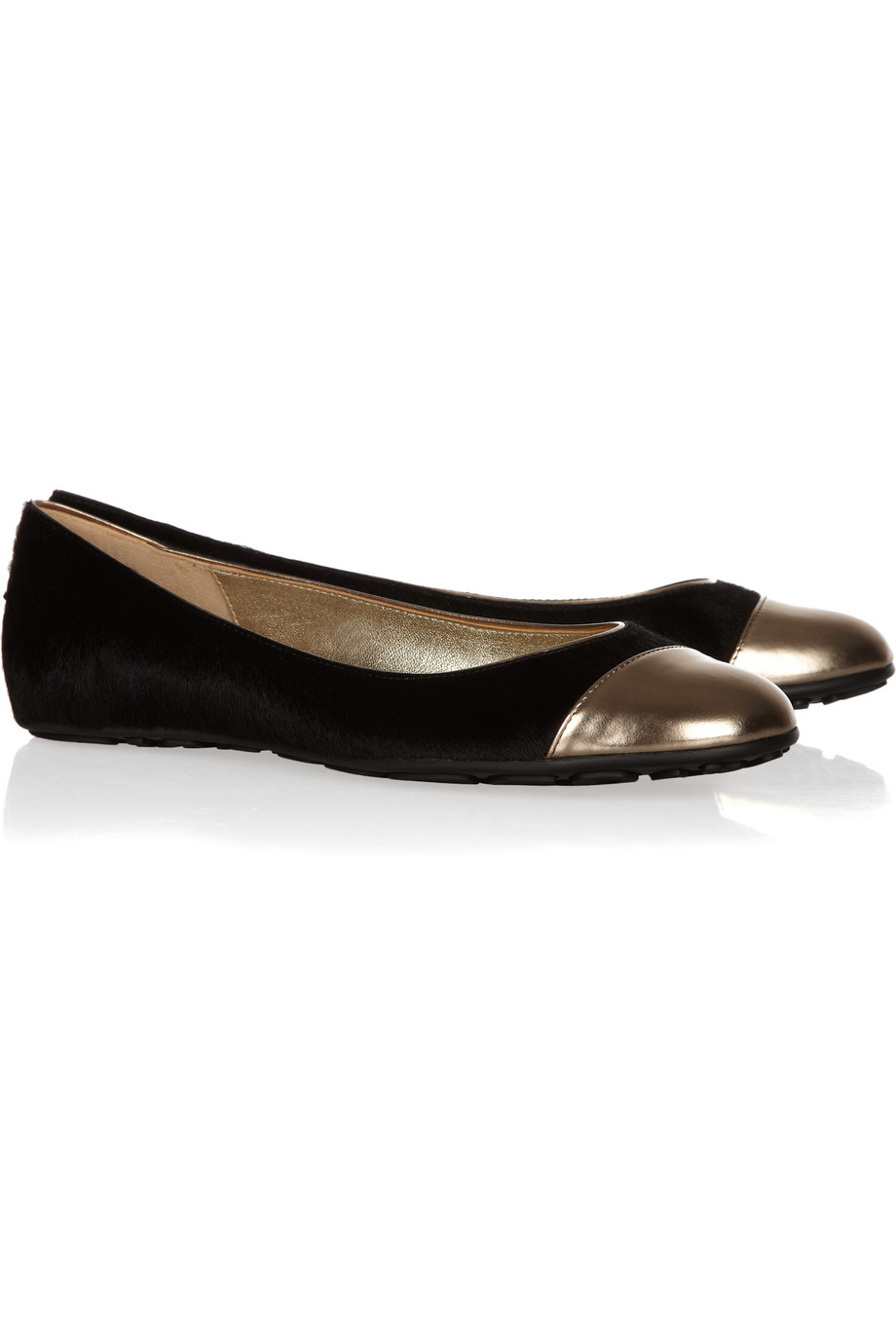 black jimmy choo flats