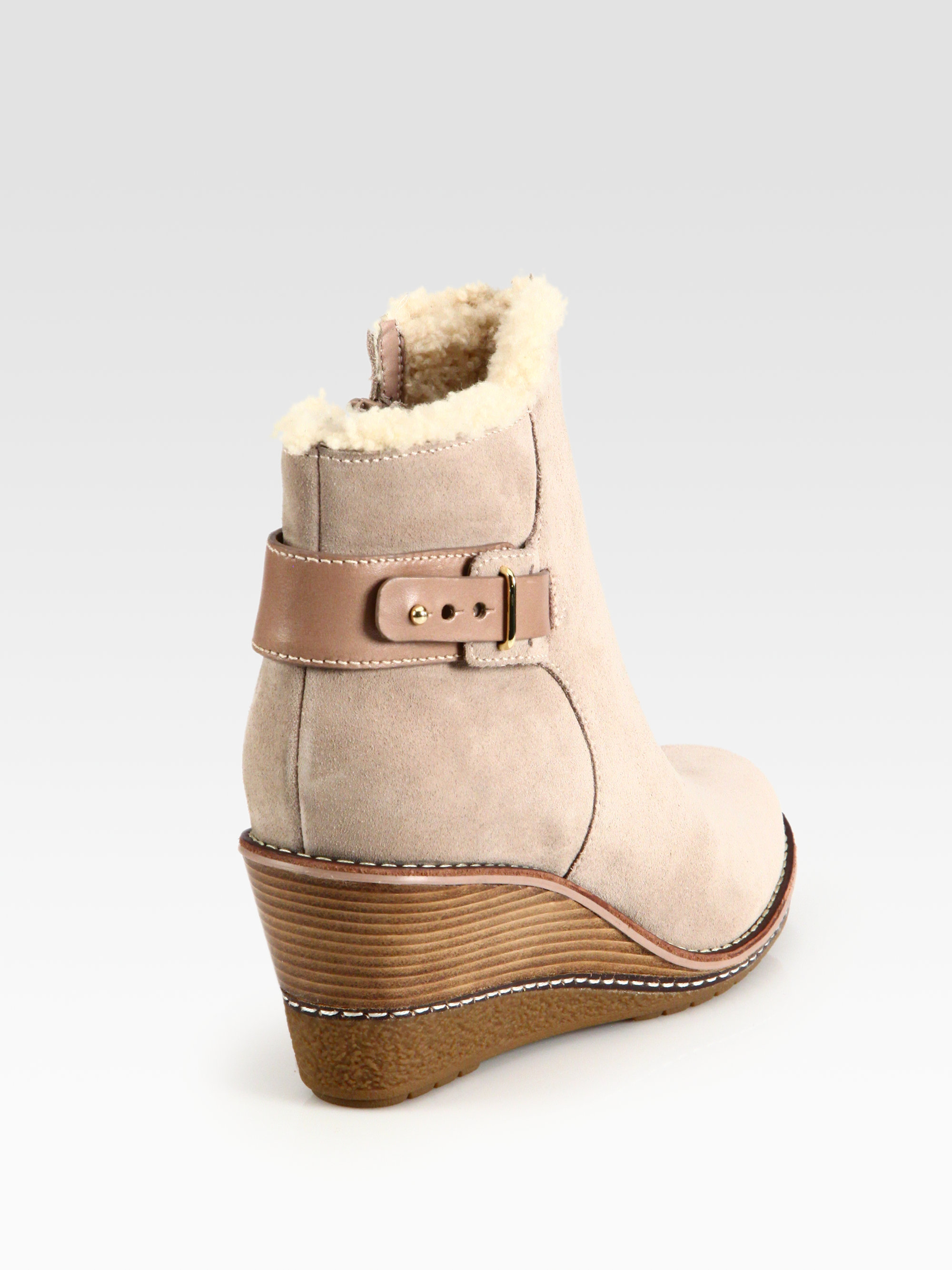 cole haan wedge hiker boot