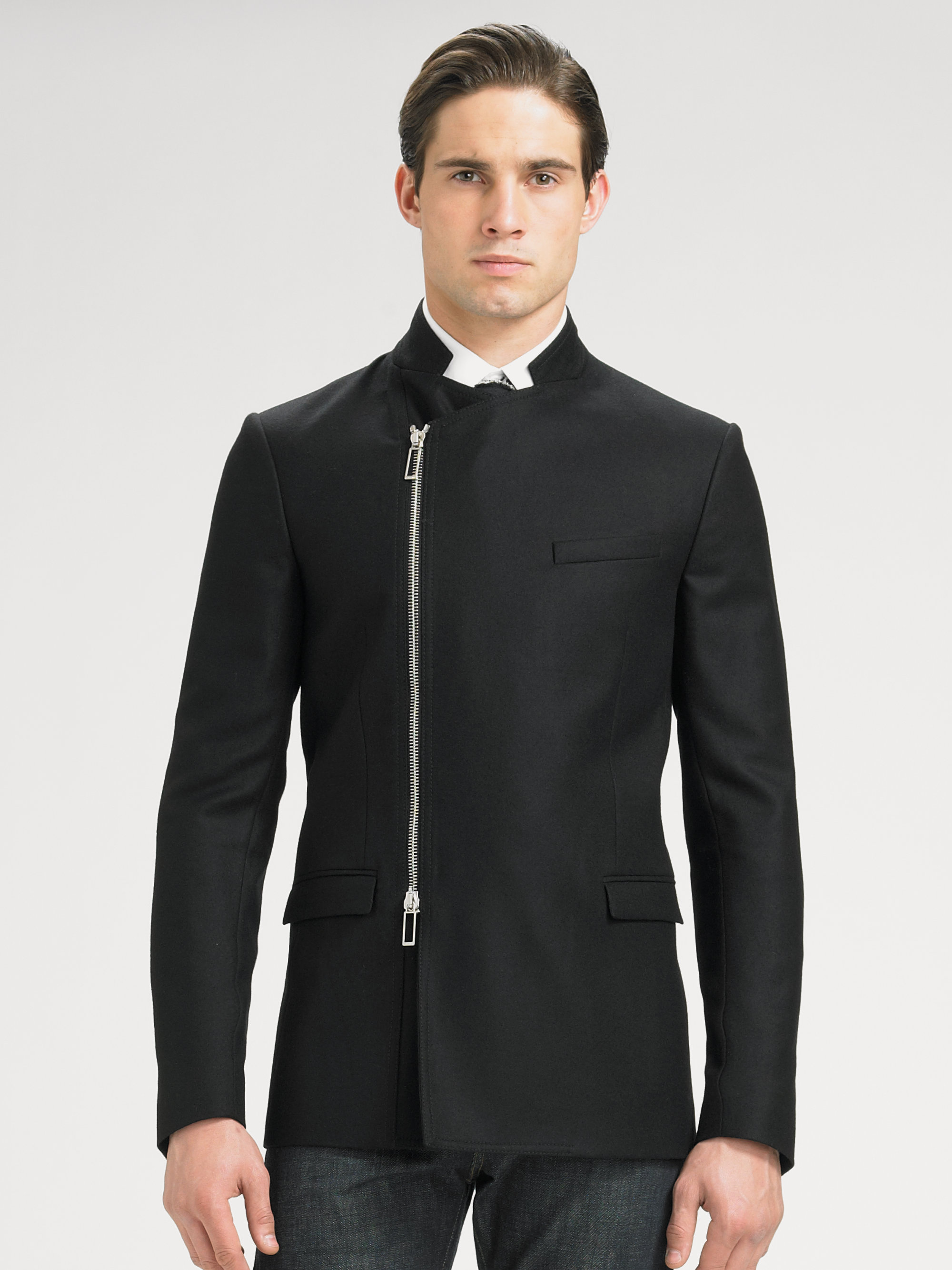 Dior Homme Asymmetric Blazer in Black for Men - Lyst