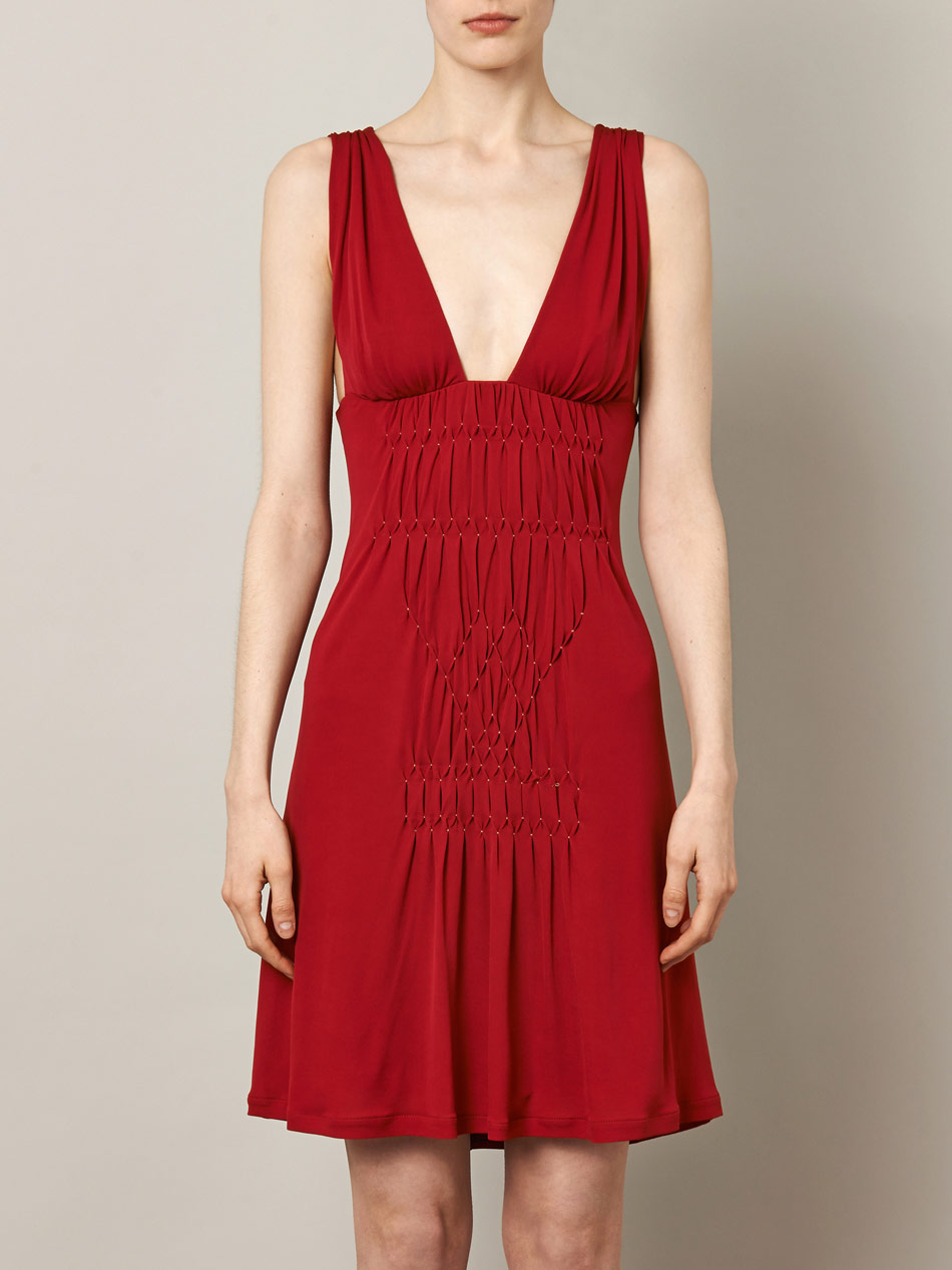 anthropologie floral midi dress
