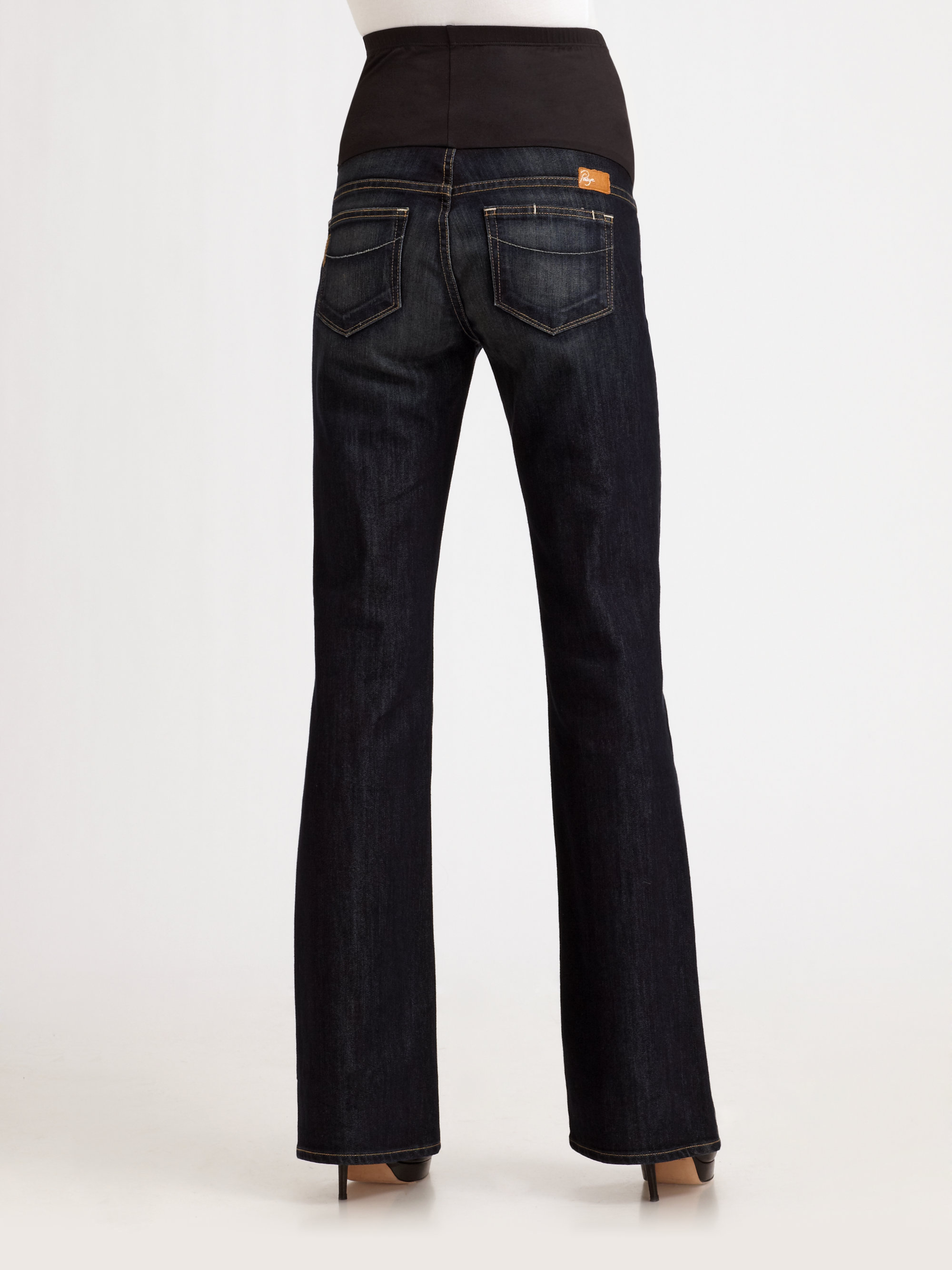 PAIGE Laurel Canyon Bootcut Jeans in Blue - Lyst